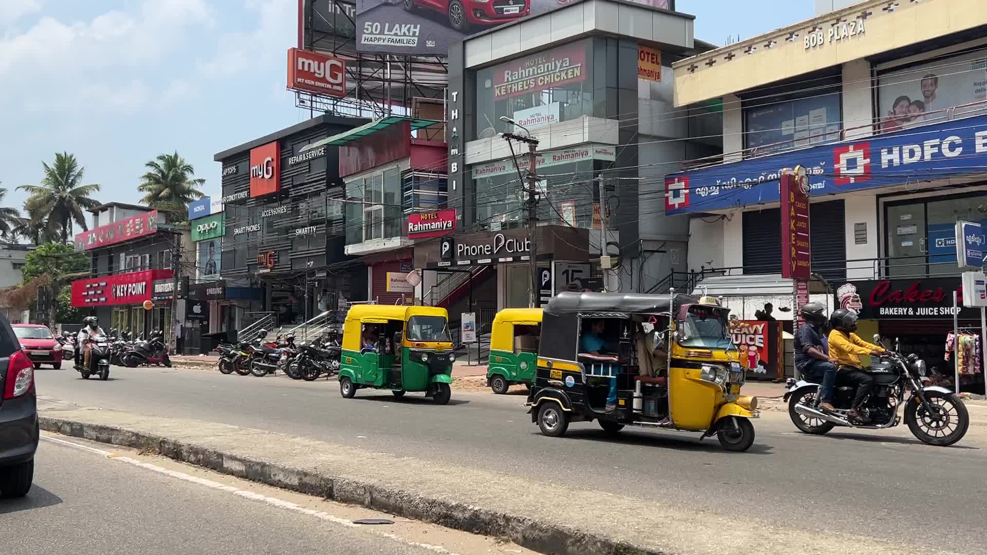 Daily life in Thiruvananthapuram, Kerala, India