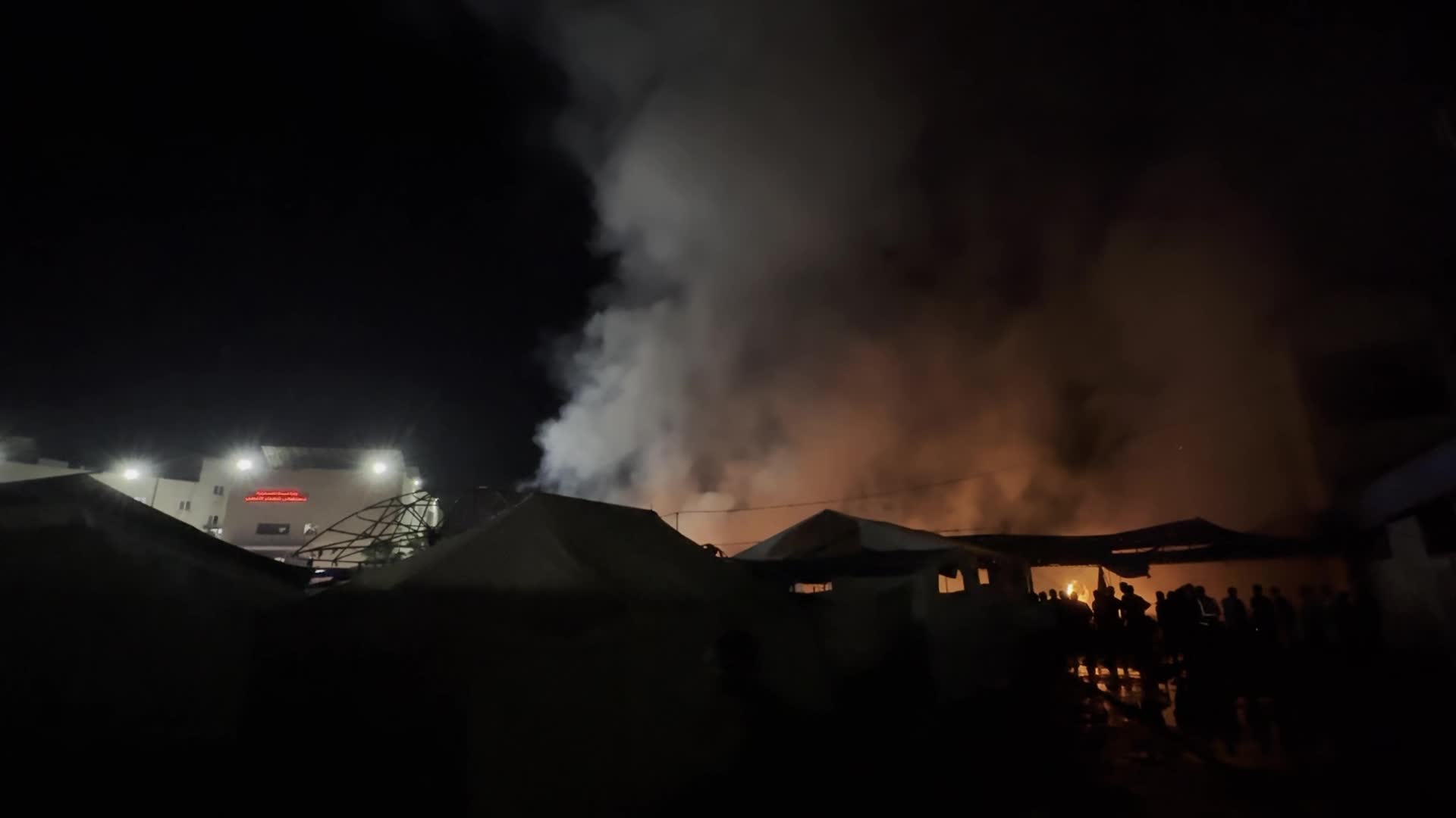 Israeli Airstrike In Gaza, Palestine Amid Hamas-Israel Conflict