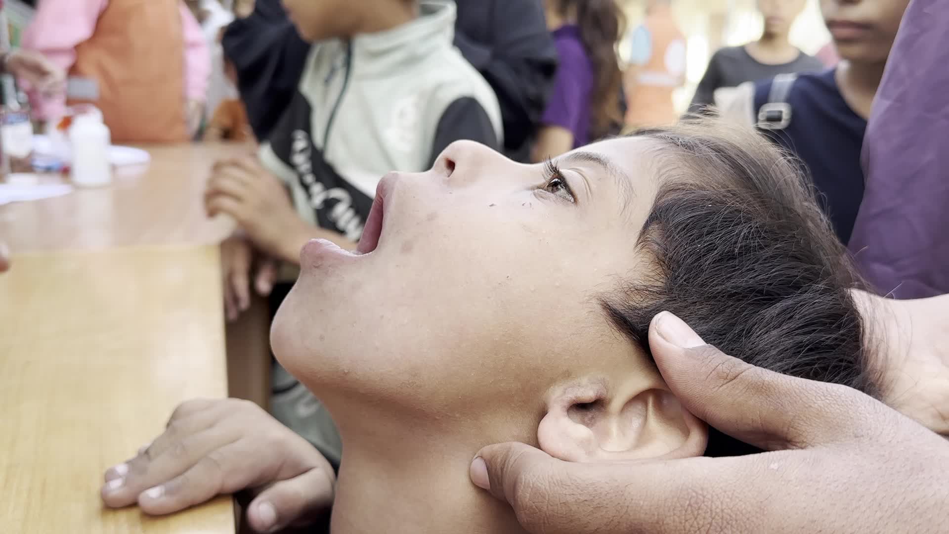 Polio Vaccination In Gaza, Palestine