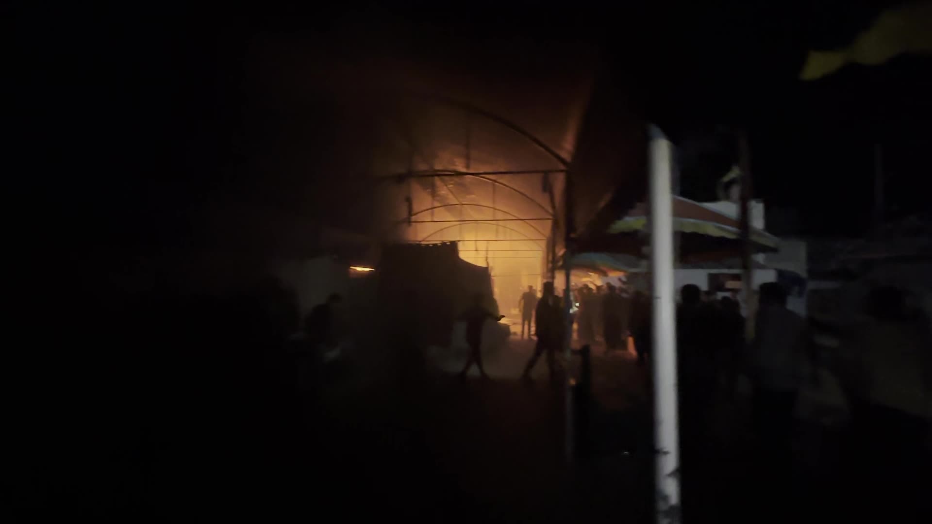 Israeli Airstrike In Gaza, Palestine Amid Hamas-Israel Conflict