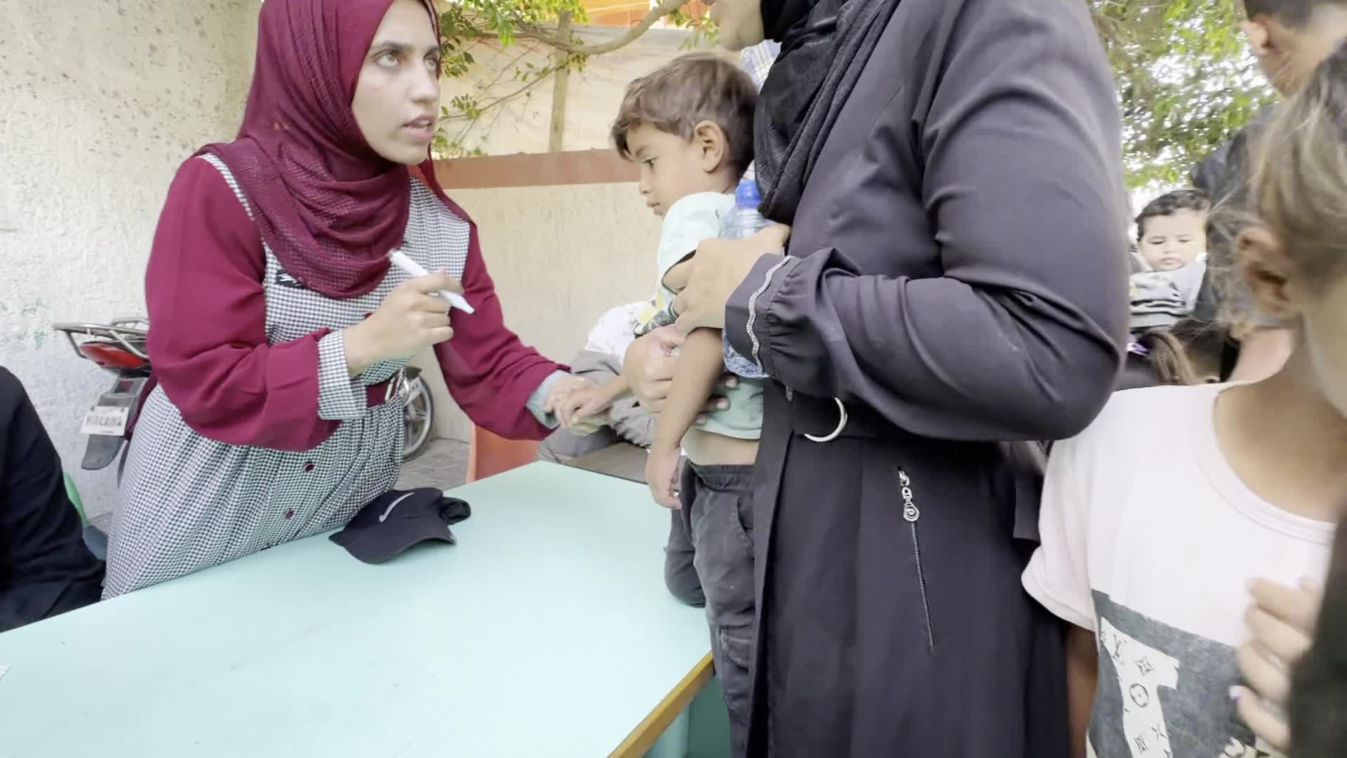 Polio Vaccination In Gaza, Palestine