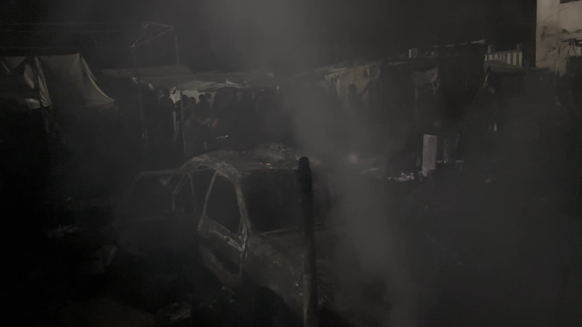 Israeli Airstrike In Gaza, Palestine Amid Hamas-Israel Conflict