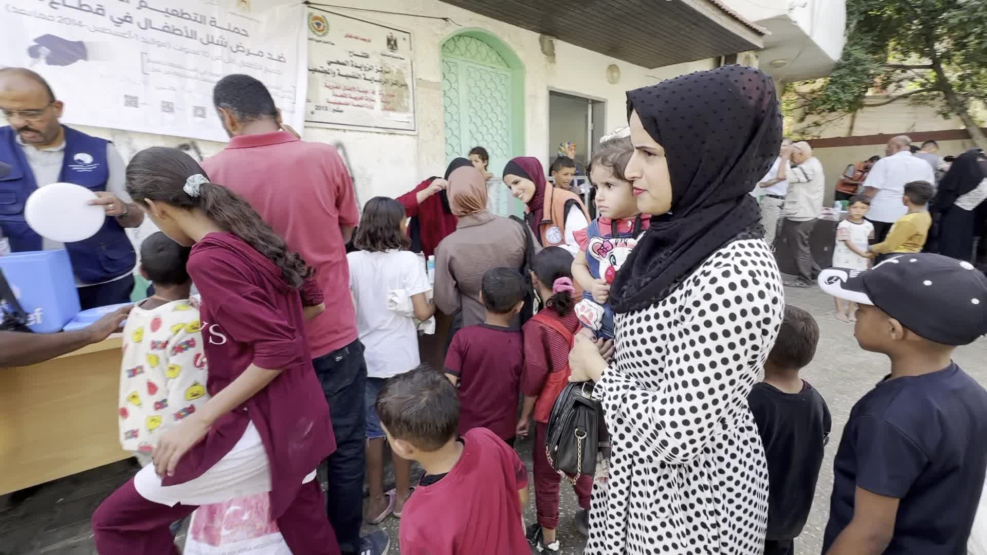 Polio Vaccination In Gaza, Palestine