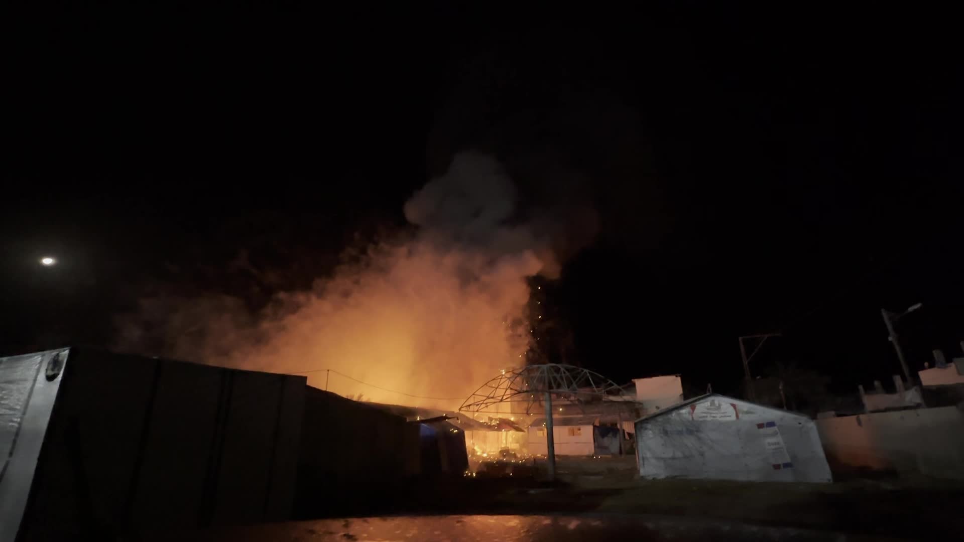 Israeli Airstrike In Gaza, Palestine Amid Hamas-Israel Conflict