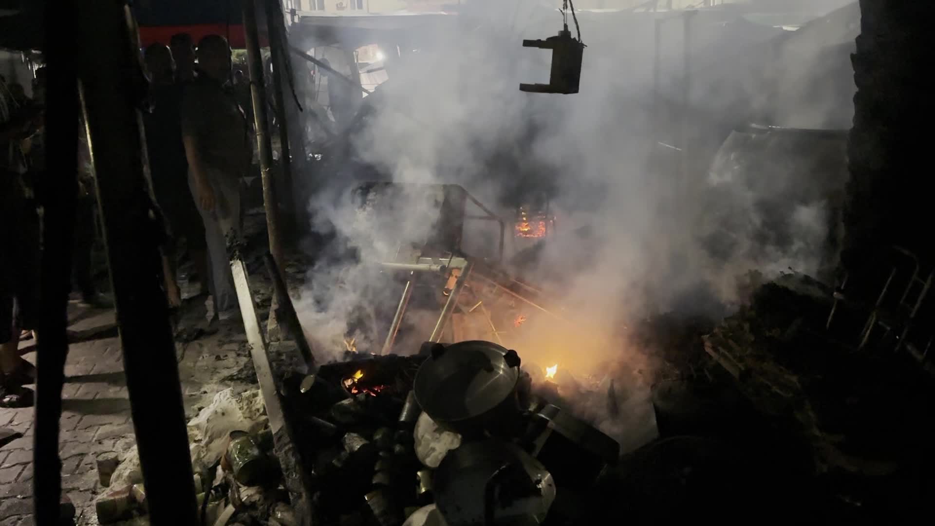 Israeli Airstrike In Gaza, Palestine Amid Hamas-Israel Conflict