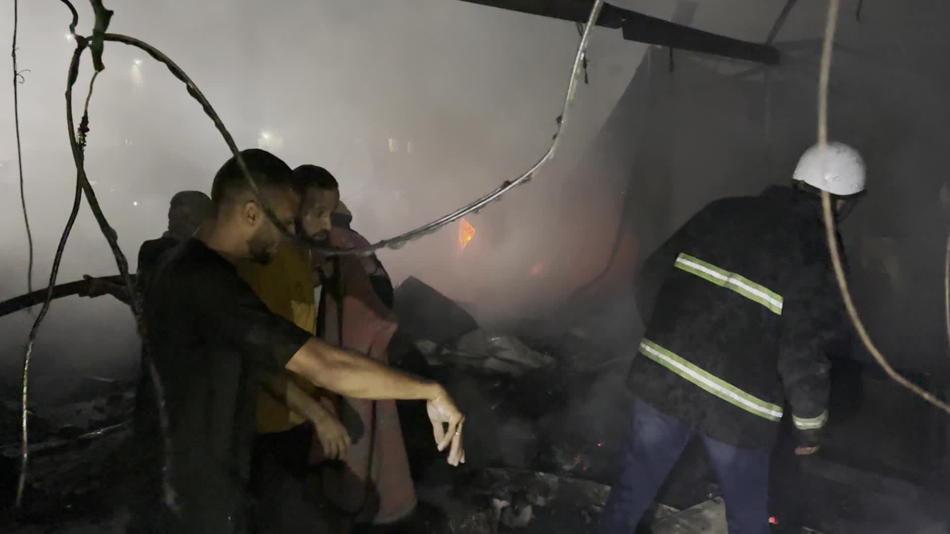 Israeli Airstrike In Gaza, Palestine Amid Hamas-Israel Conflict