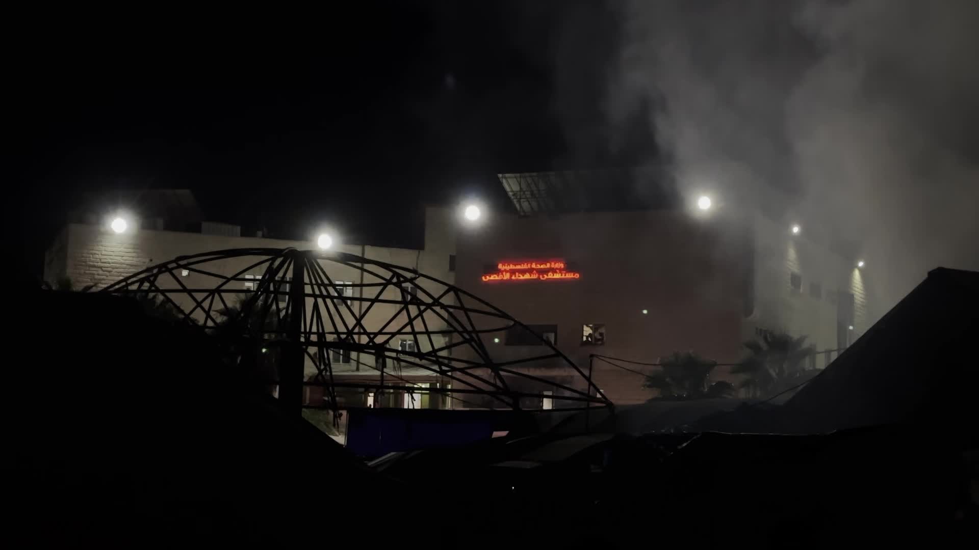 Israeli Airstrike In Gaza, Palestine Amid Hamas-Israel Conflict