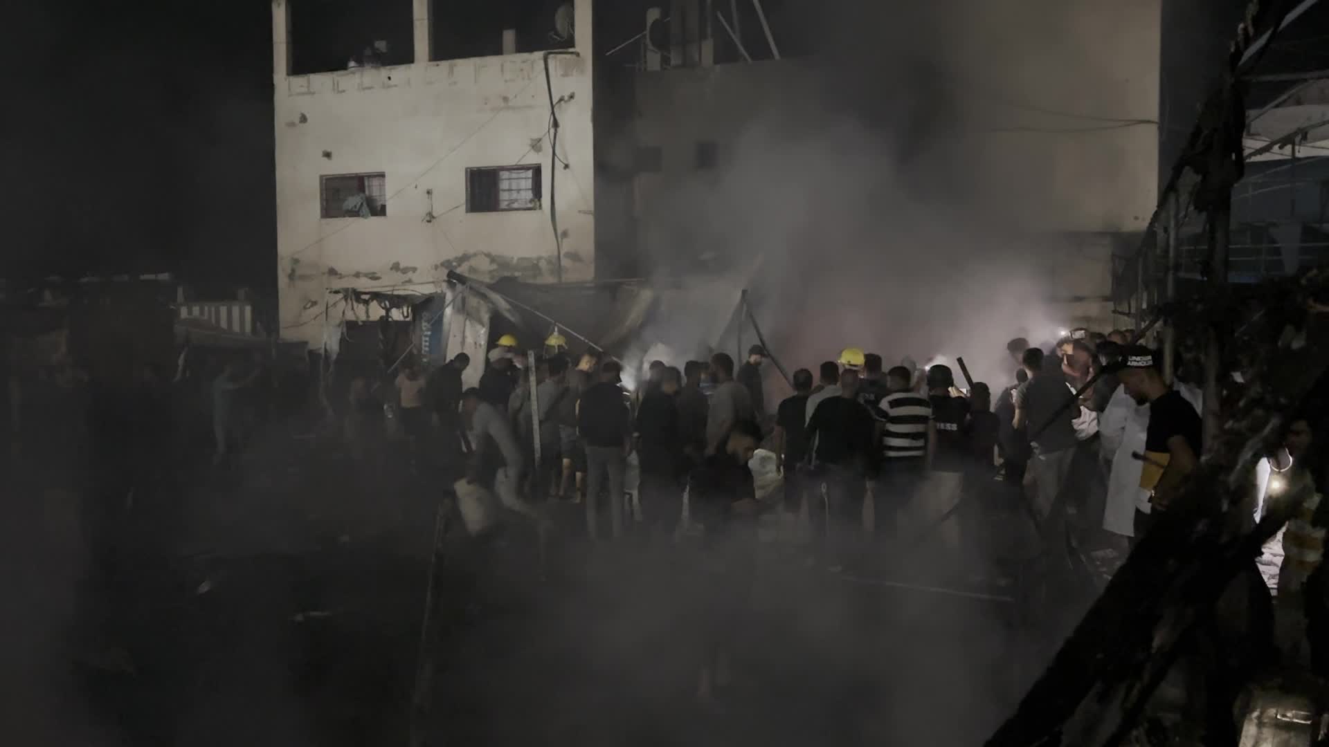 Israeli Airstrike In Gaza, Palestine Amid Hamas-Israel Conflict