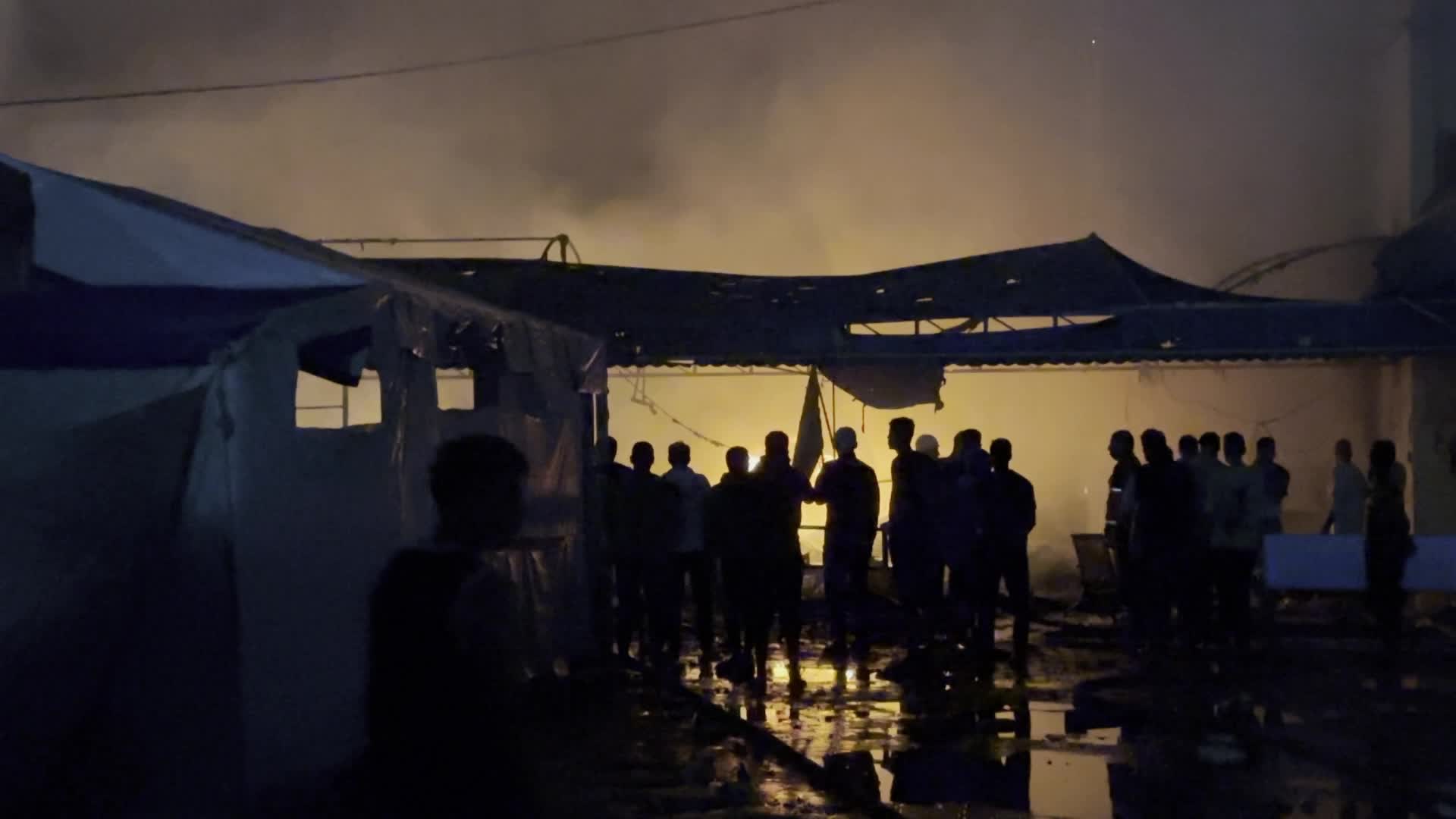 Israeli Airstrike In Gaza, Palestine Amid Hamas-Israel Conflict