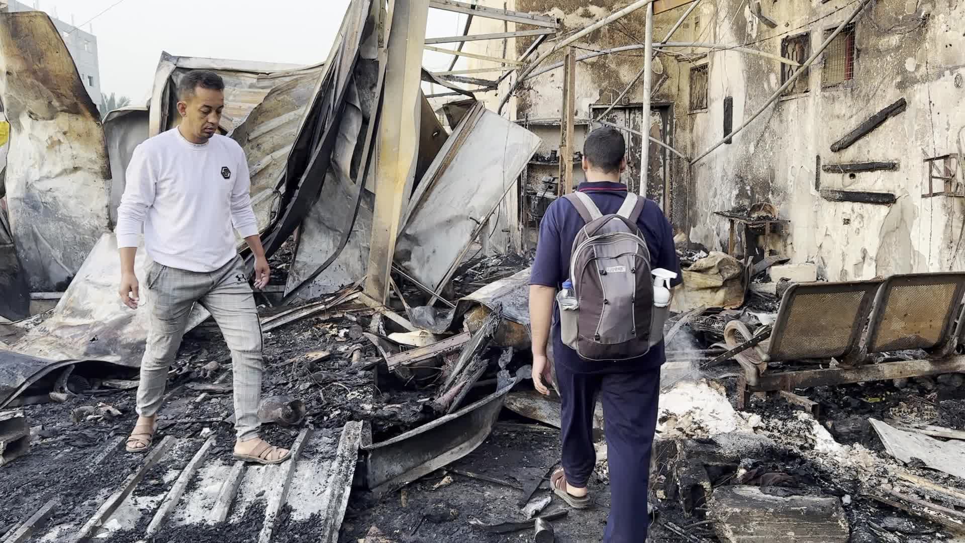 Aftermath of Israeli Airstrike In Gaza, Palestine Amid Hamas-Israel Conflict