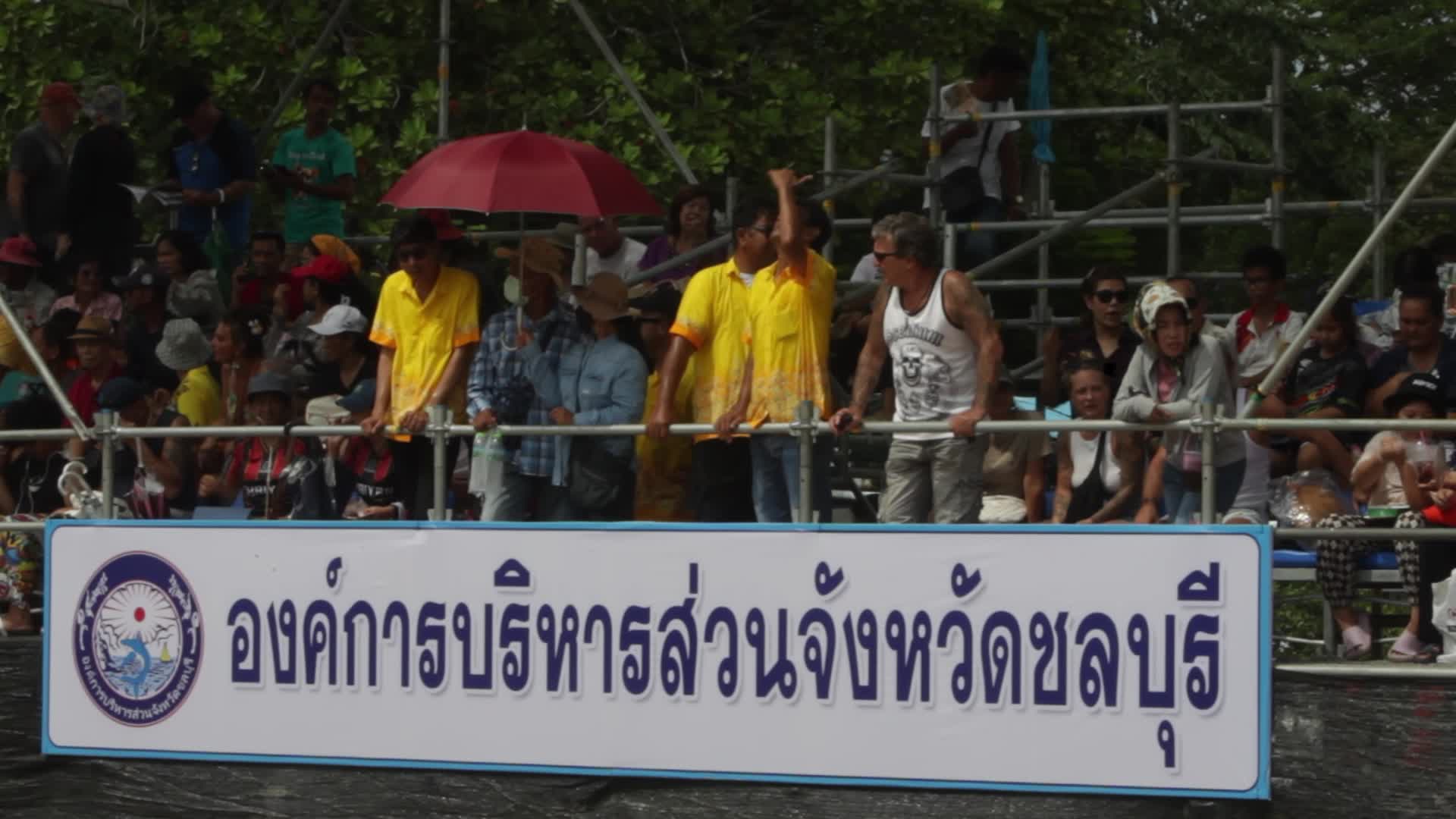 Annual Buffalo Race Festival In Bangkok, Thailand