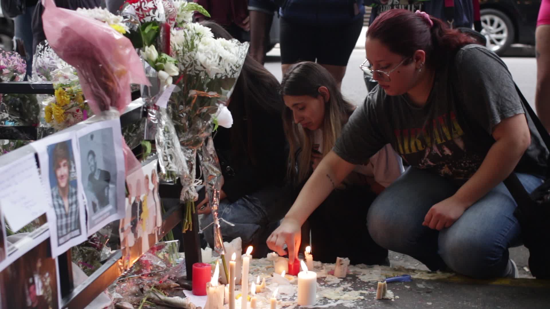 Fans continue to gather outside hotel where Liam Payne died in Buenos Aires