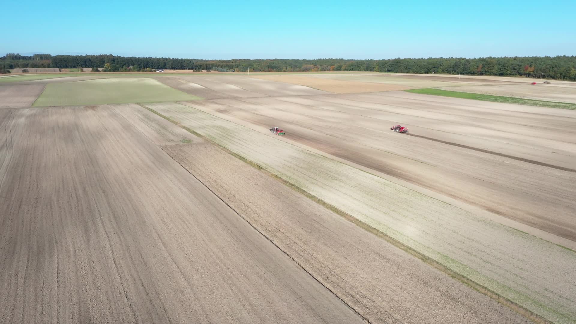 Autumn season in agriculture in Poland