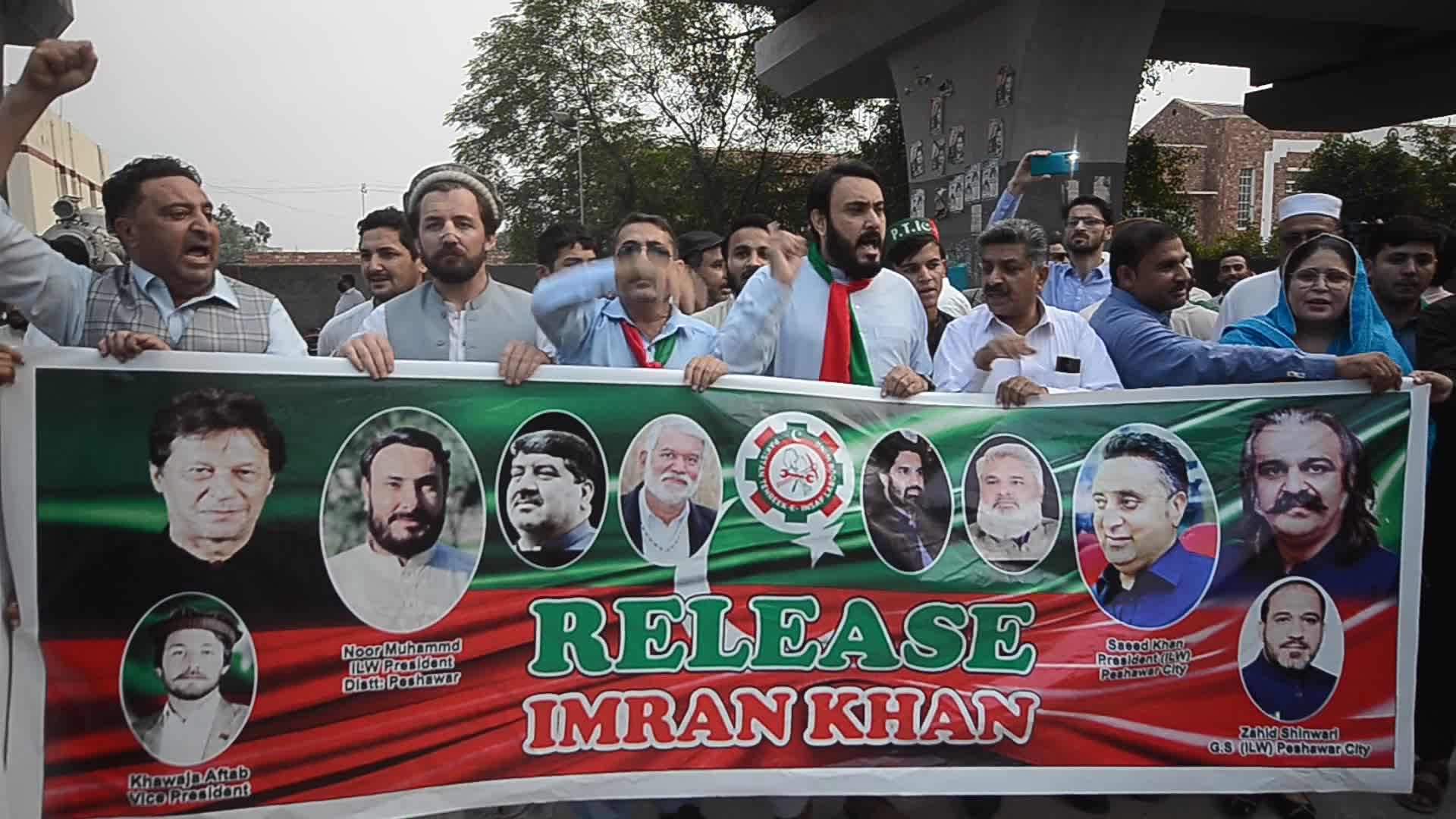 PTI opposition party continues protests demanding former PM Khan's release
