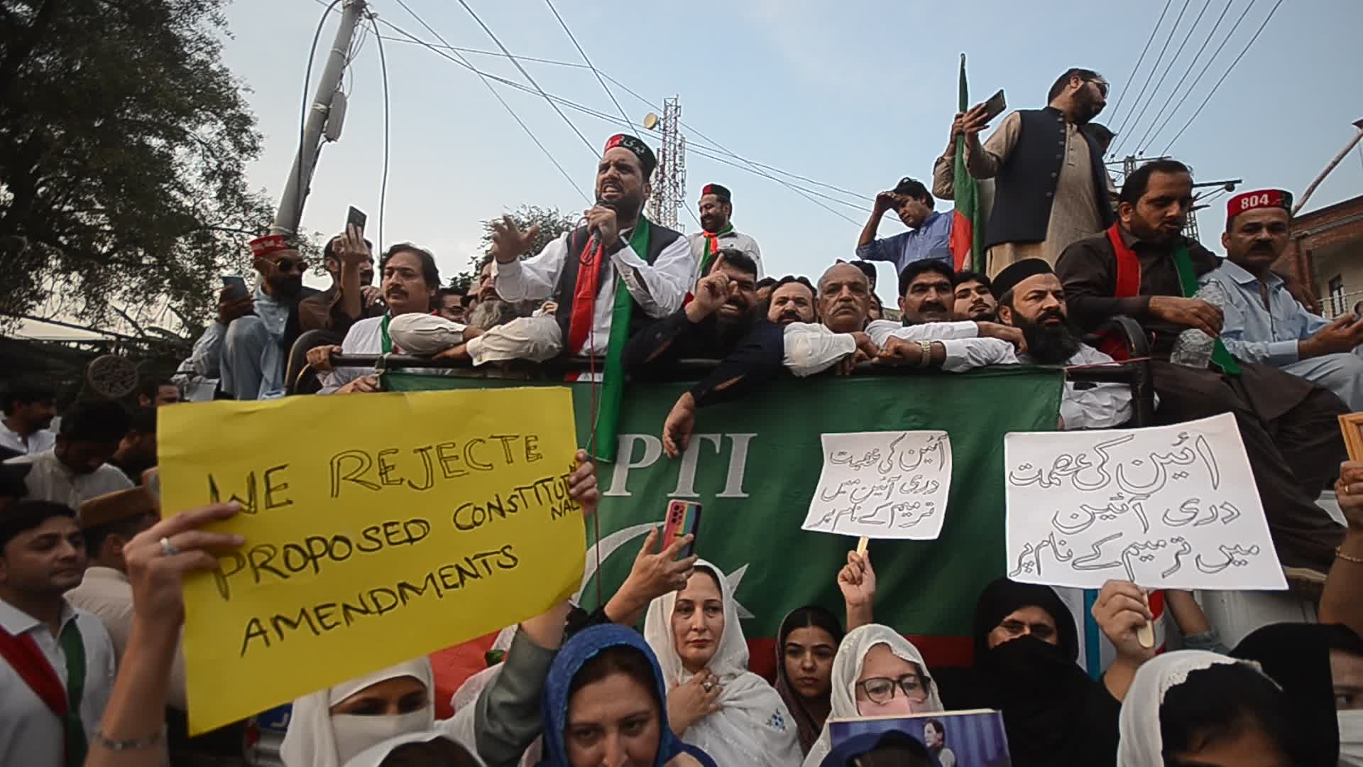 PTI opposition party continues protests demanding former PM Khan's release
