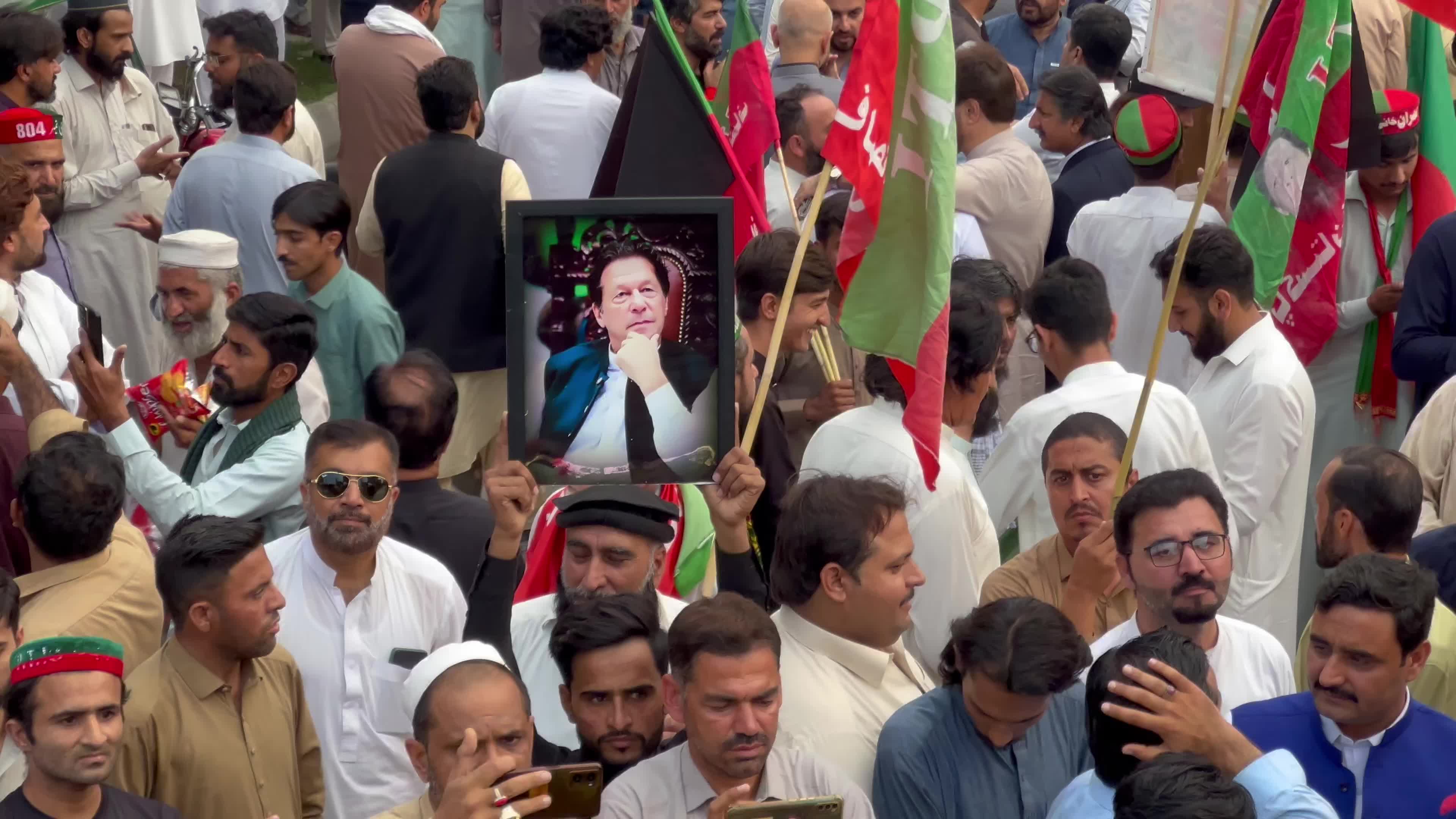 PTI opposition party continues protests demanding former PM Khan's release