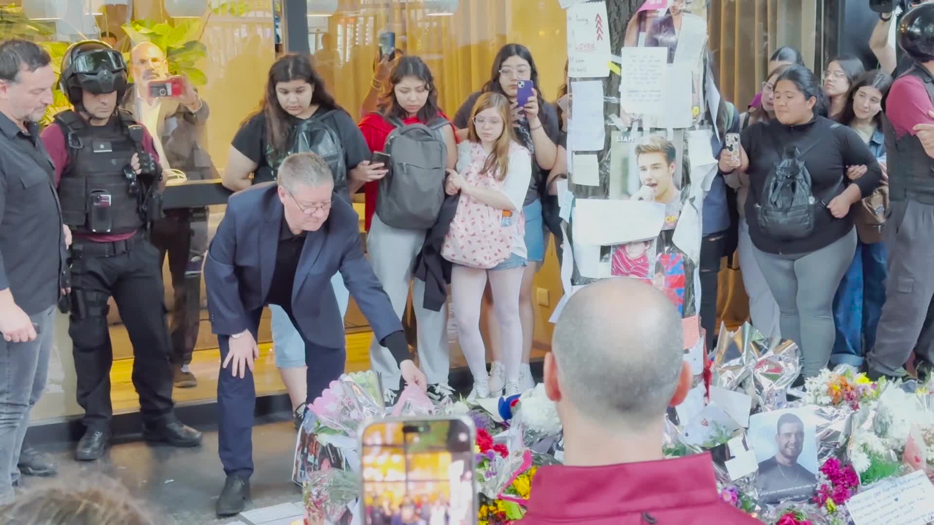 Liam Payne's father arrives to identify his son's body and visit the hotel where Liam died in Buenos Aires