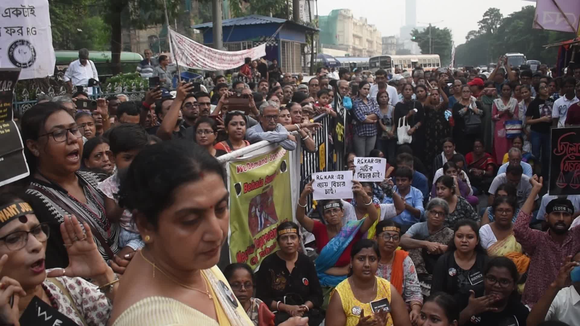 Citizen Protest In Kolkata, India