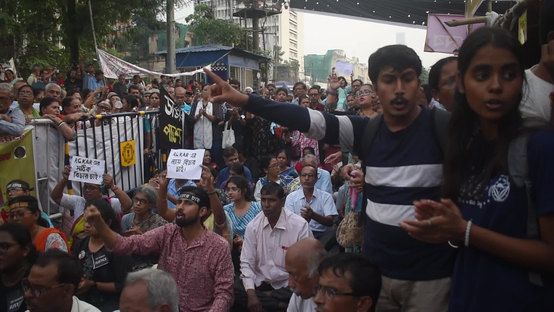 Citizen Protest In Kolkata, India