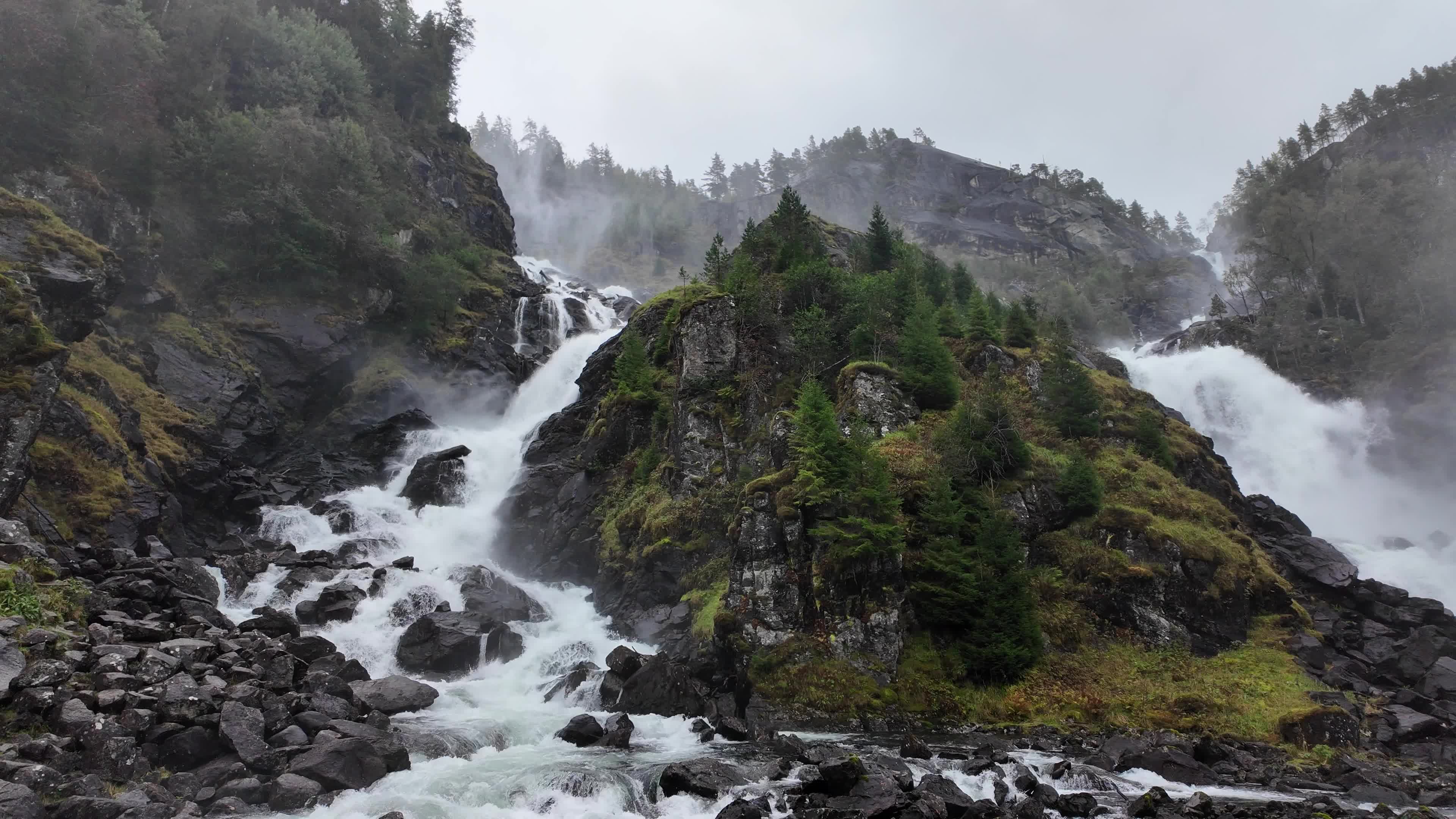 Latefossen Waterfall, Norway