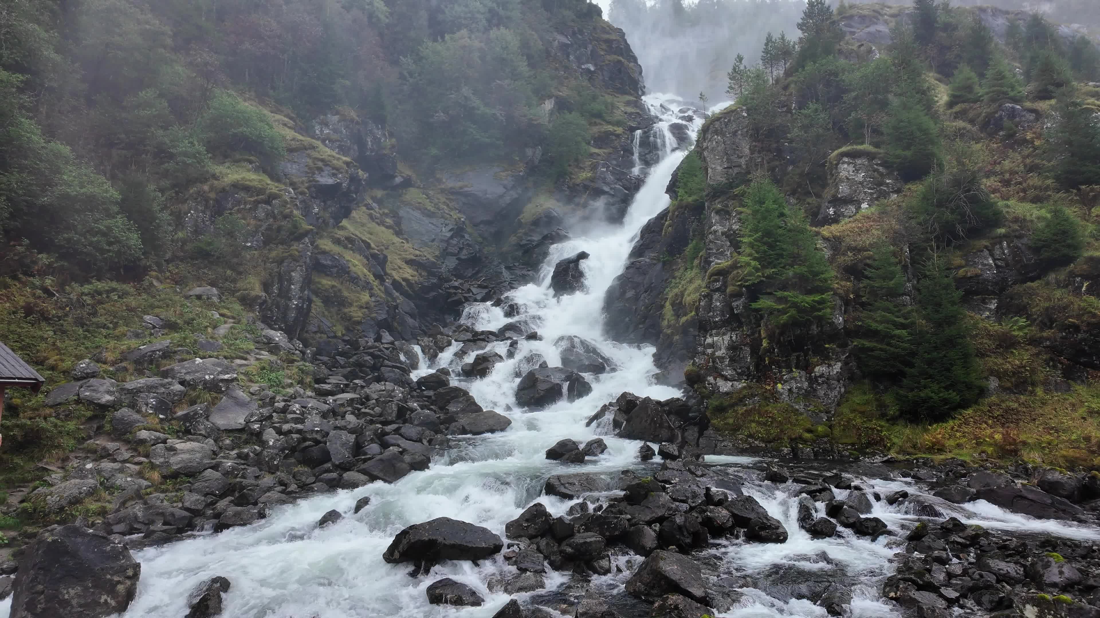 Latefossen Waterfall, Norway