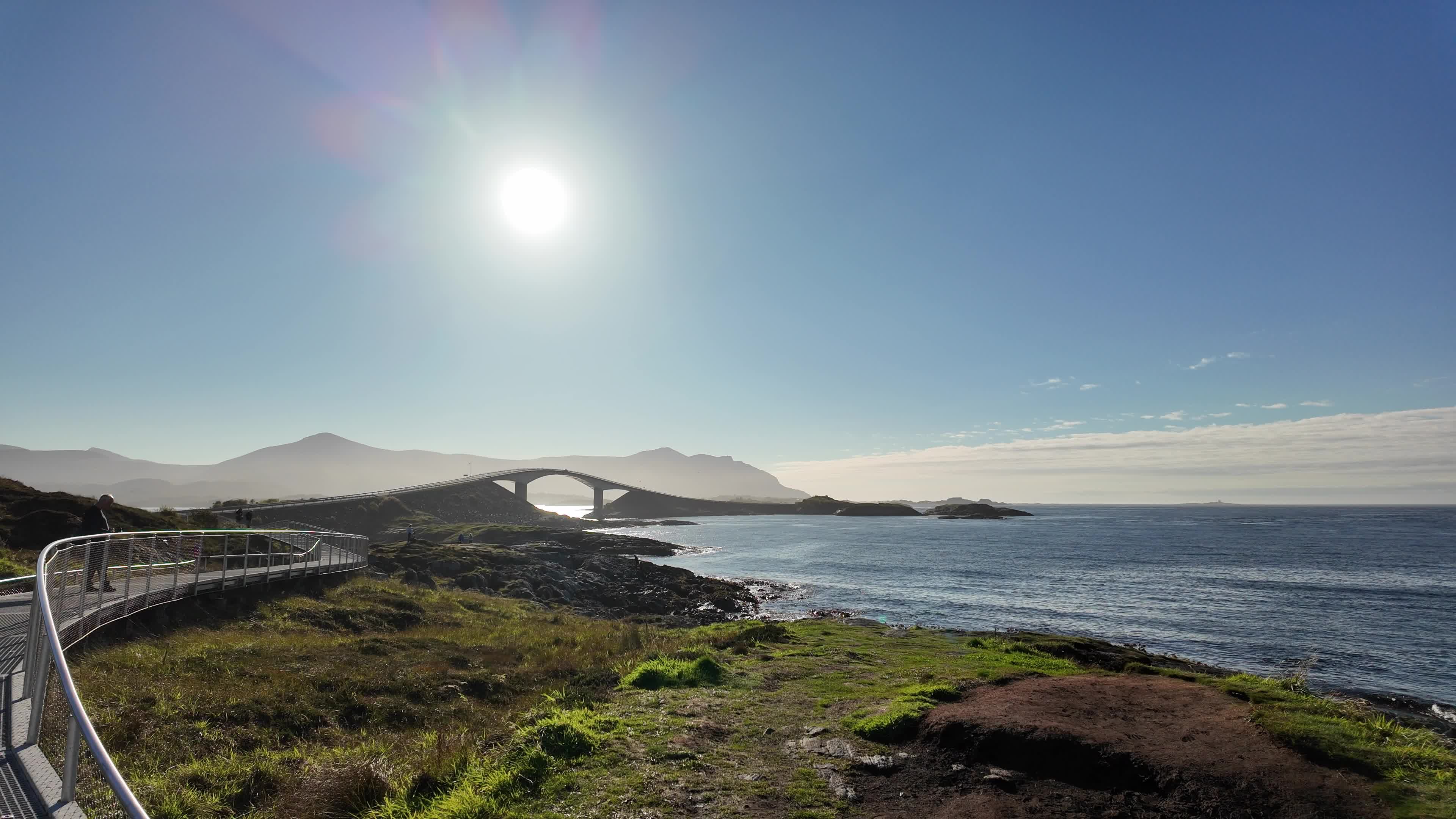Atlantic Ocean Road In Norway