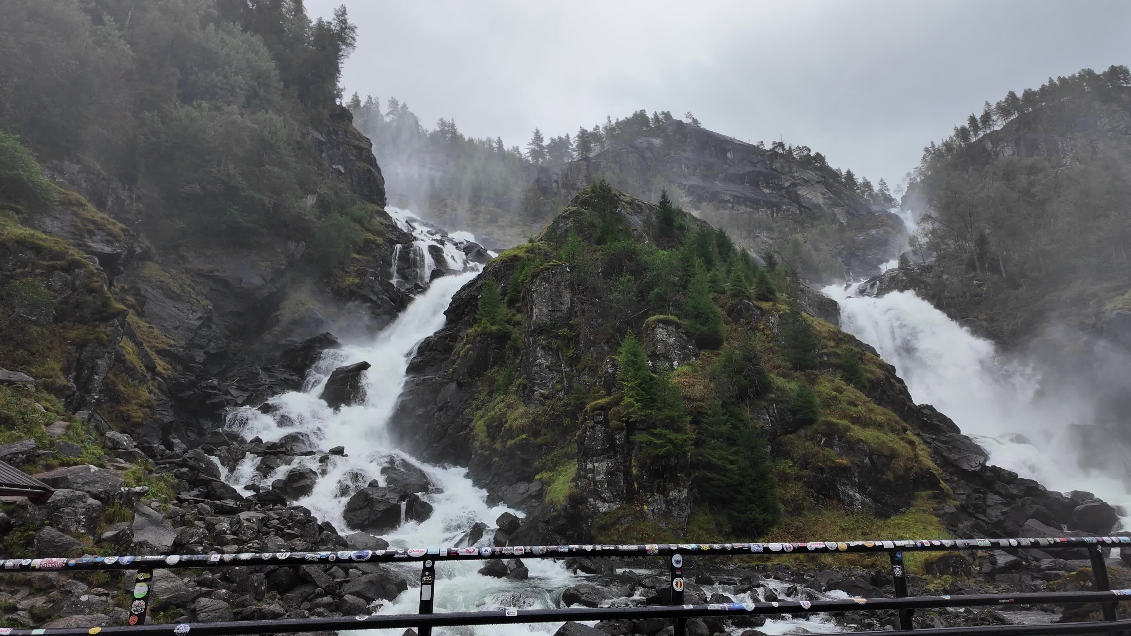 Latefossen Waterfall, Norway