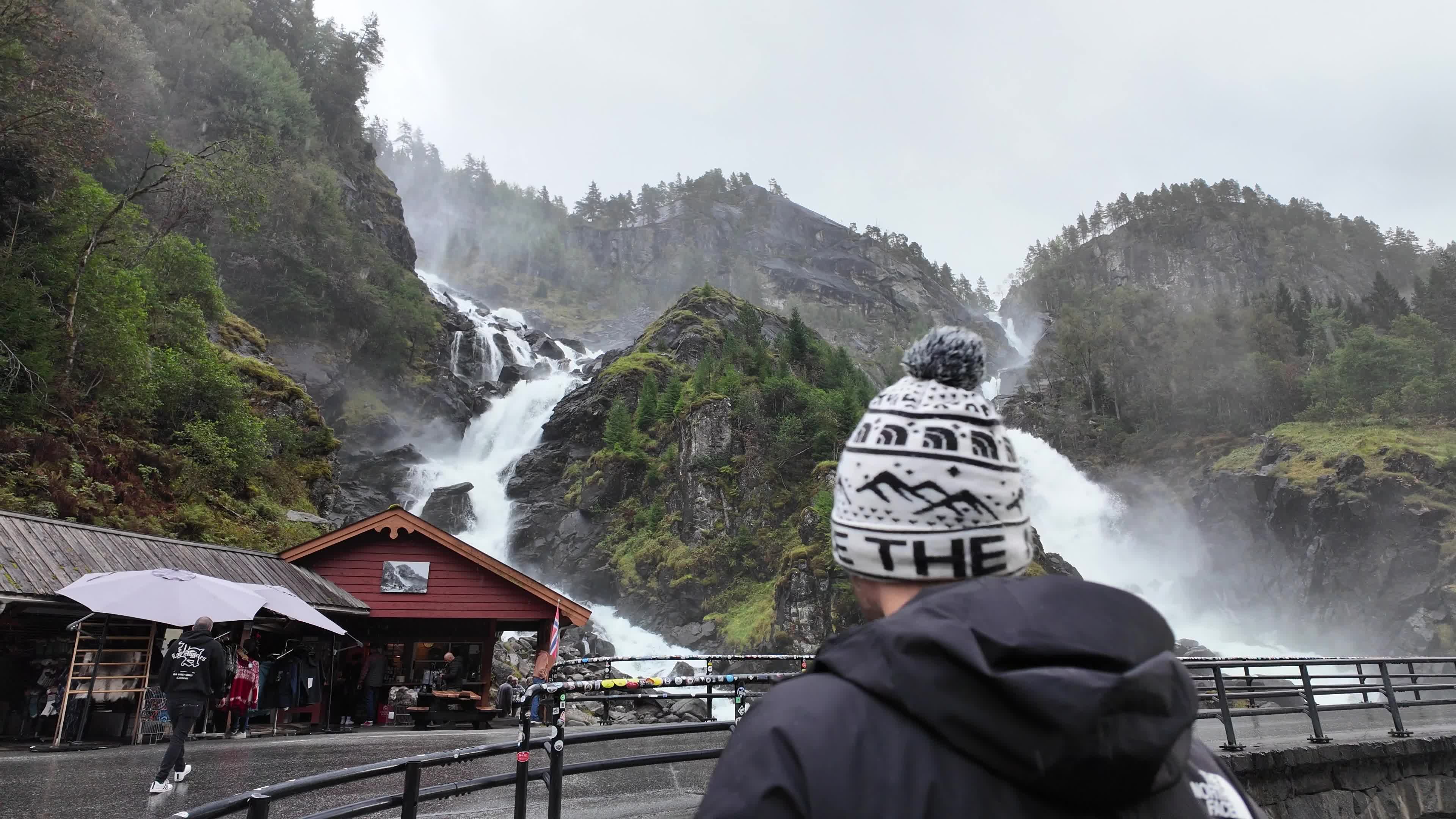 Latefossen Waterfall, Norway