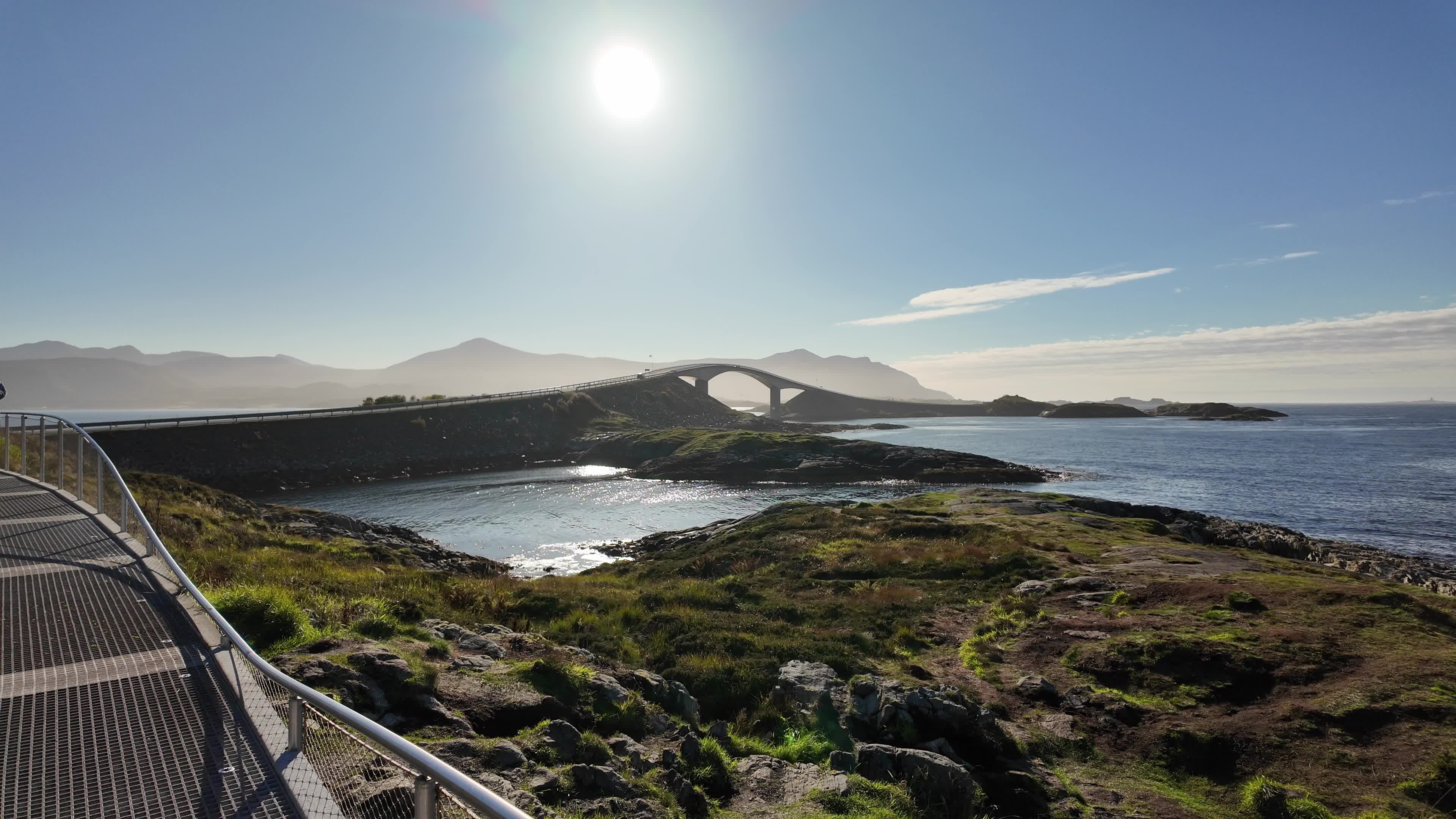 Atlantic Ocean Road In Norway