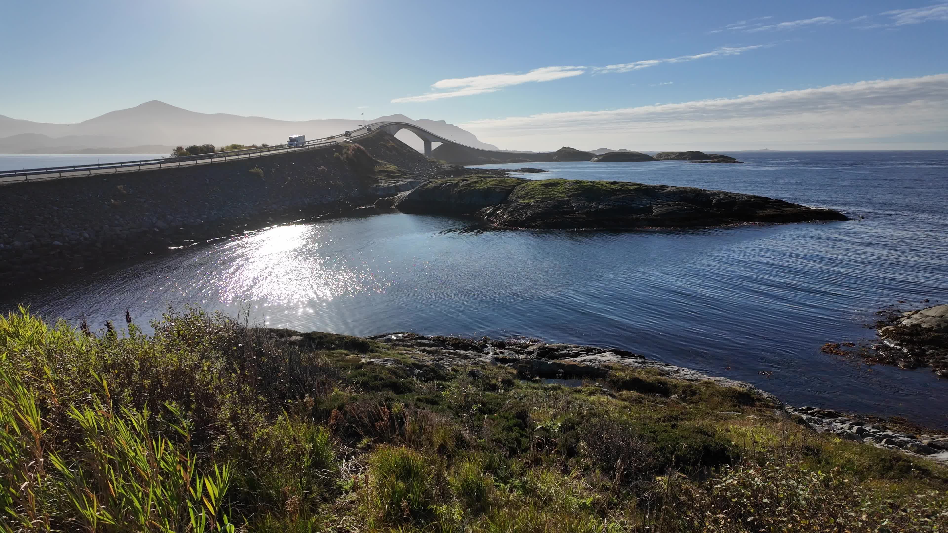 Atlantic Ocean Road In Norway