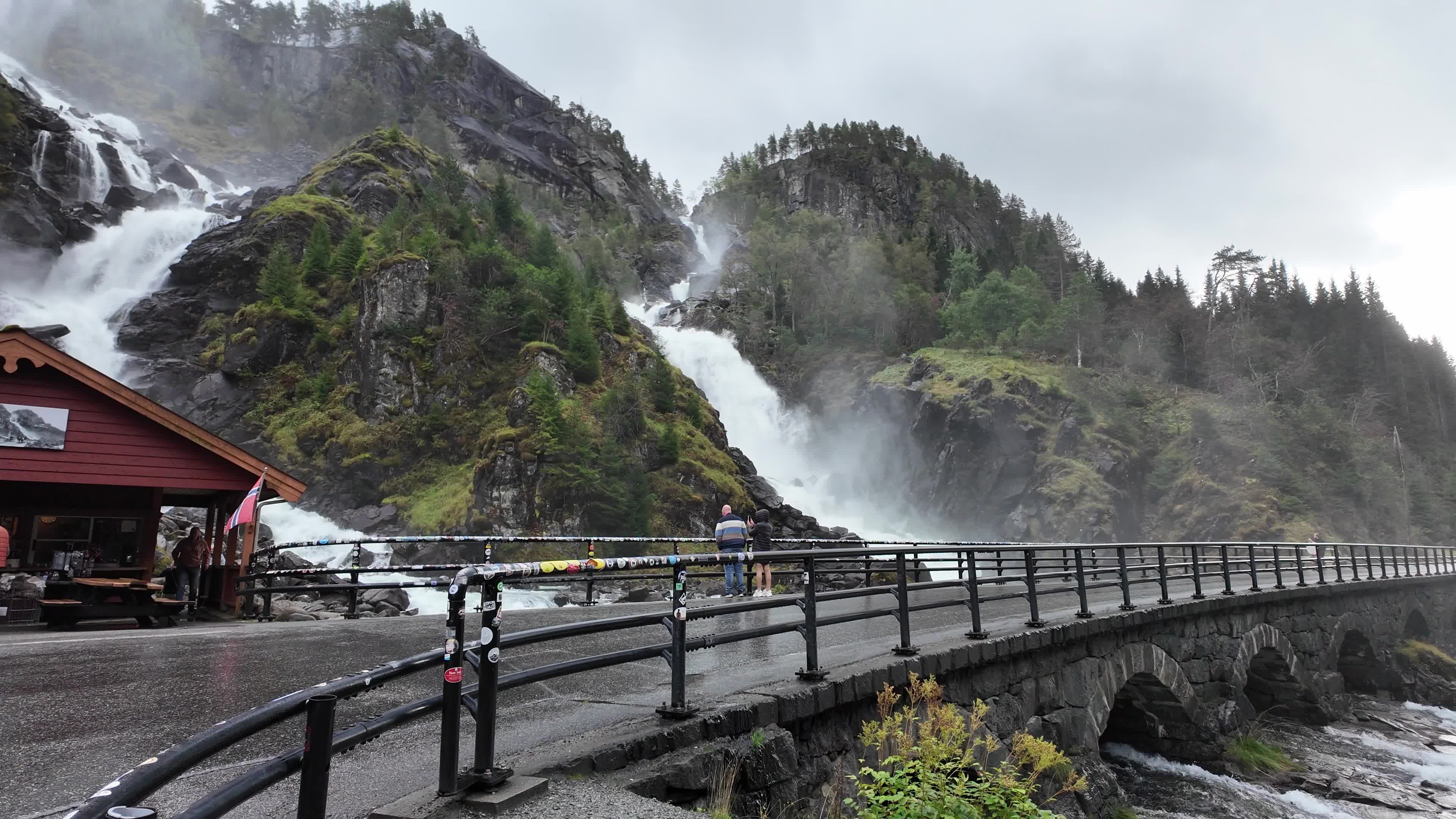 Latefossen Waterfall, Norway
