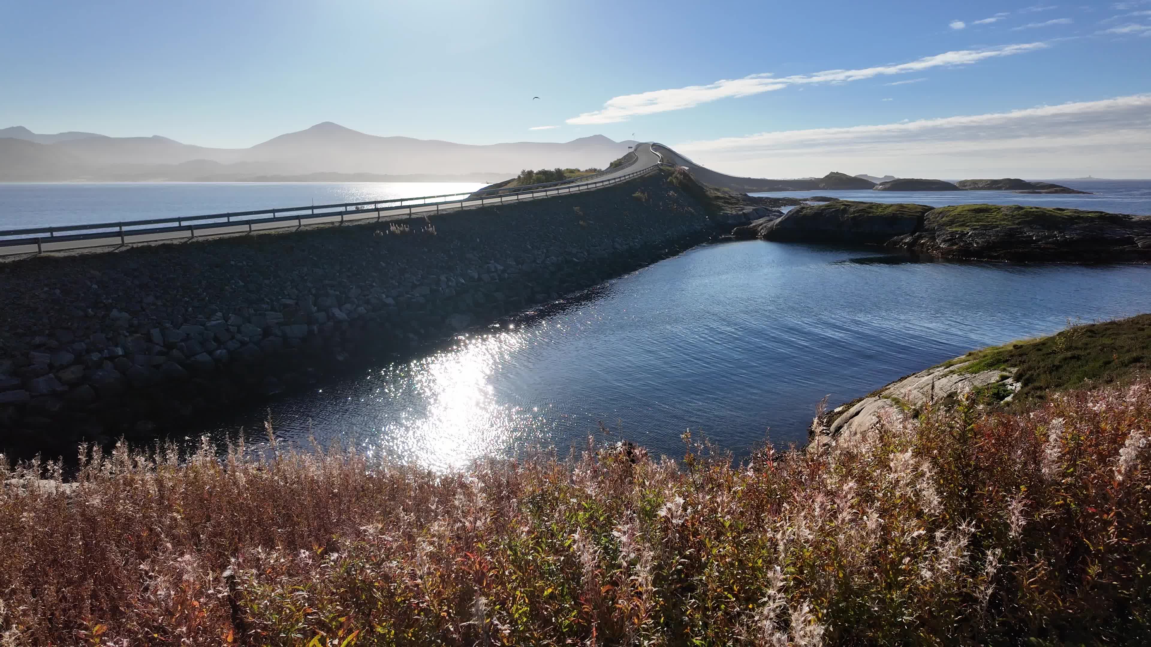 Atlantic Ocean Road In Norway