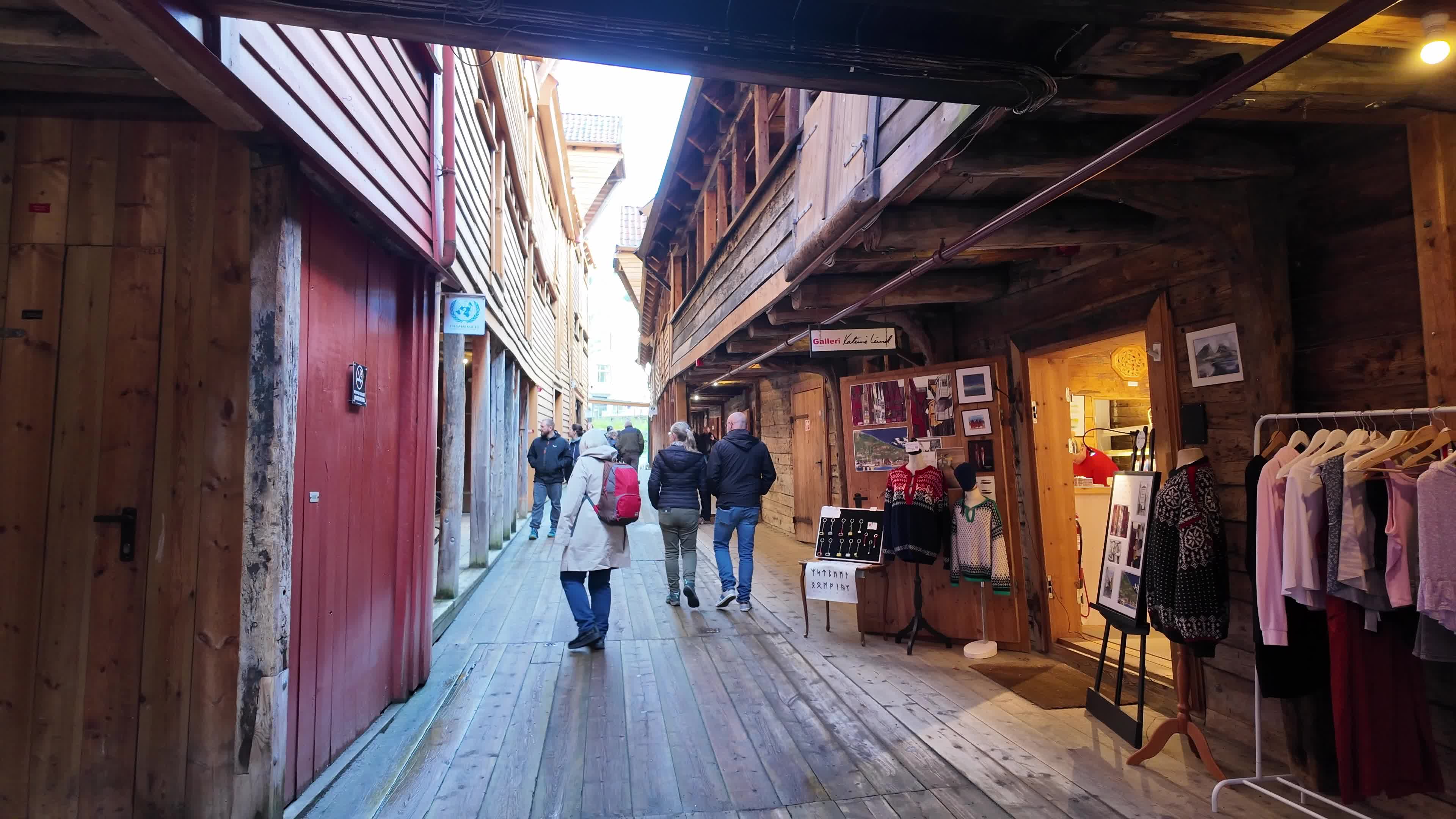 Bryggen, the historic Hanseatic Wharf in Bergen