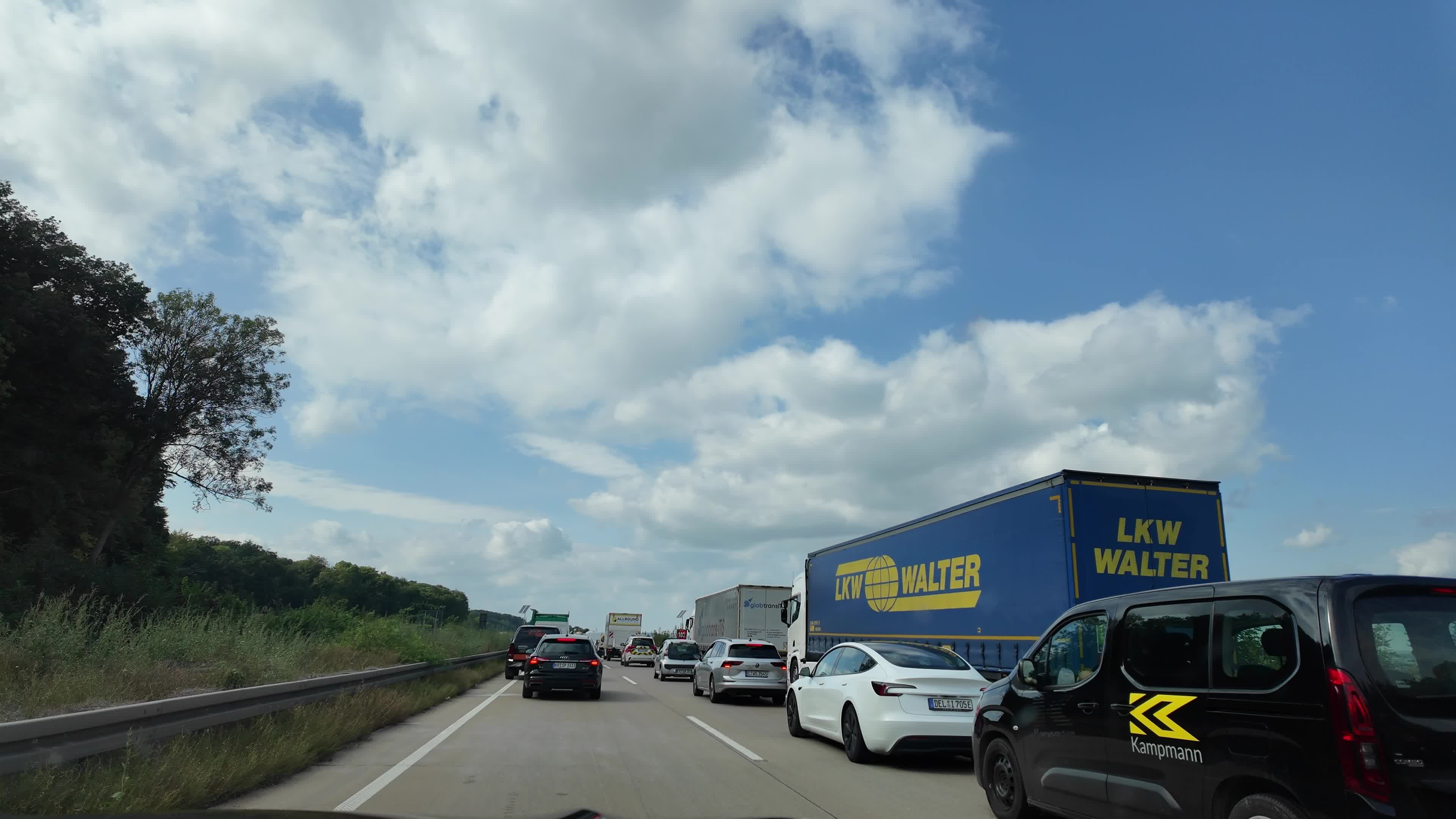 Traffic Jam In Germany
