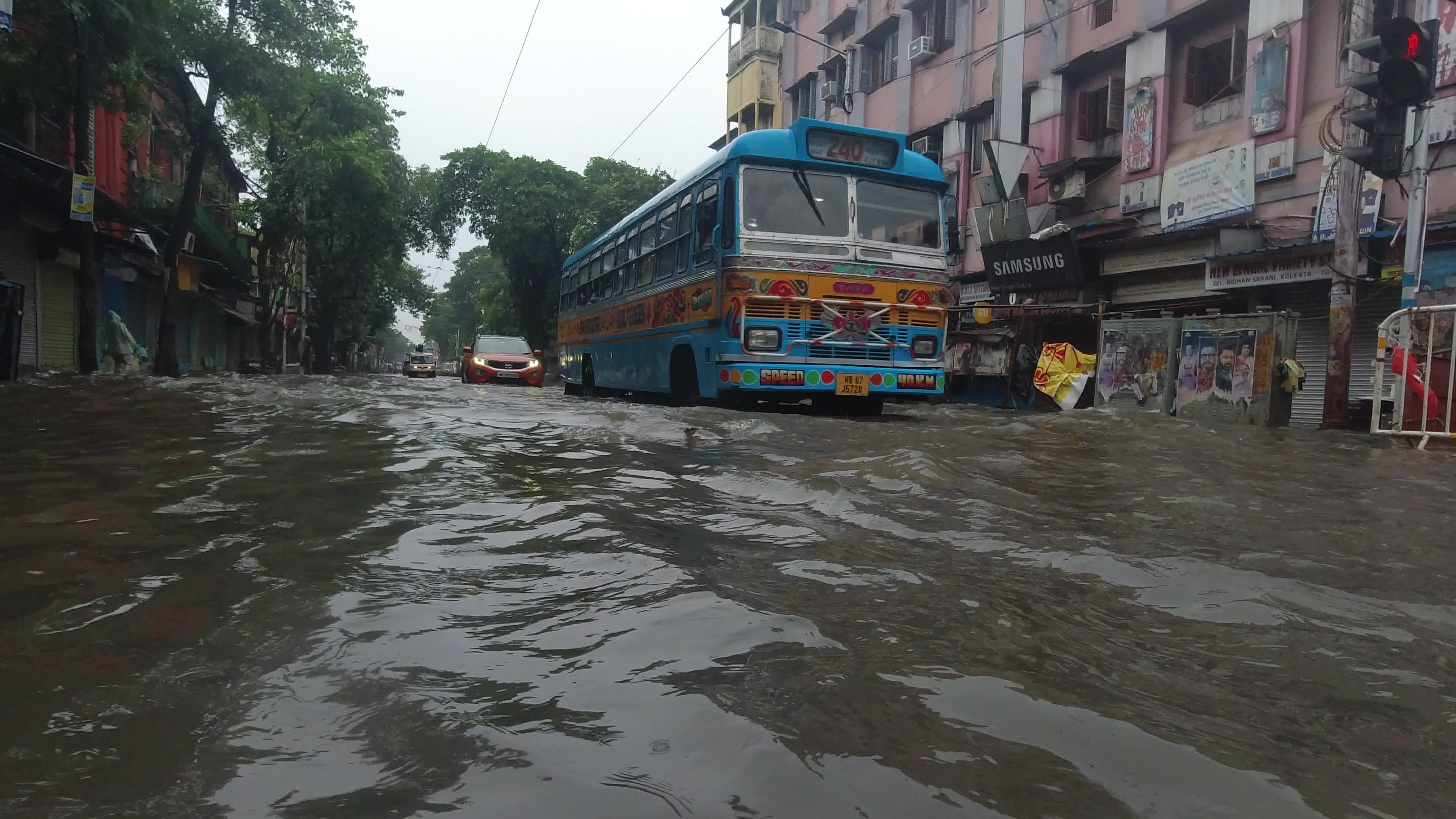 Effects of Cyclone Dana in India.