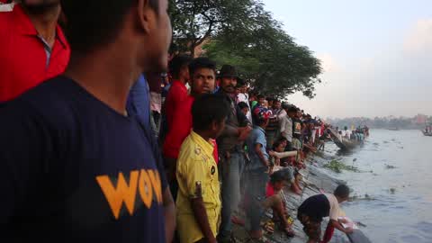 Traditional Boat Race in Dhaka
