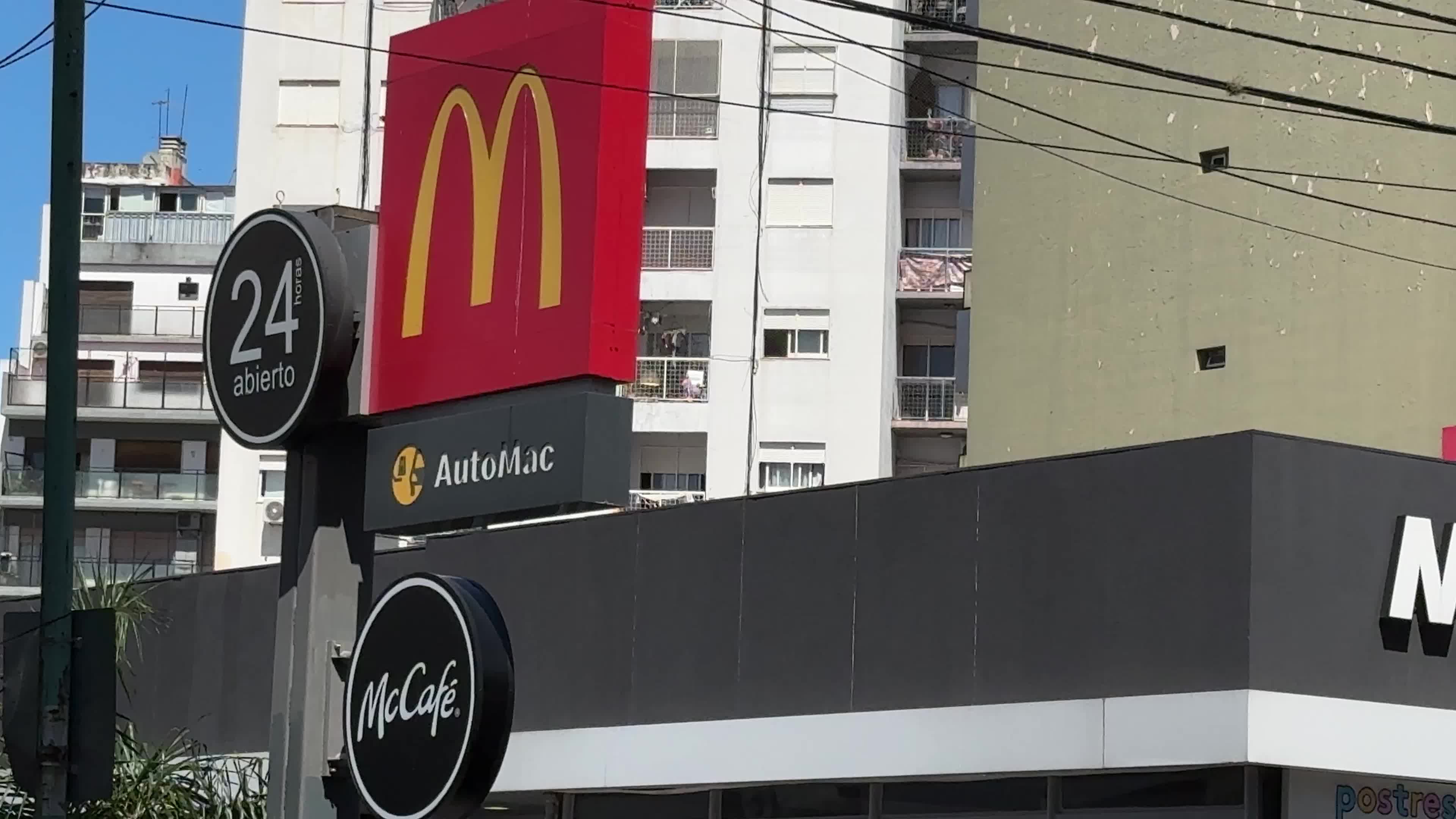 McDonald's building in Buenos Aires, Argentina on October 26, 2024