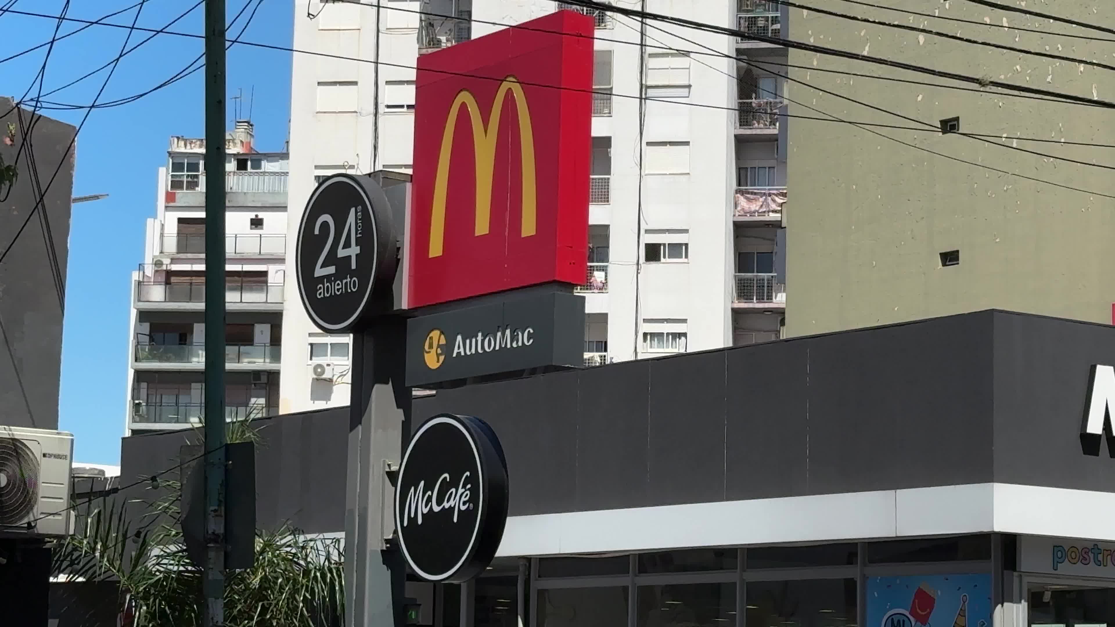 McDonald's building in Buenos Aires, Argentina on October 26, 2024