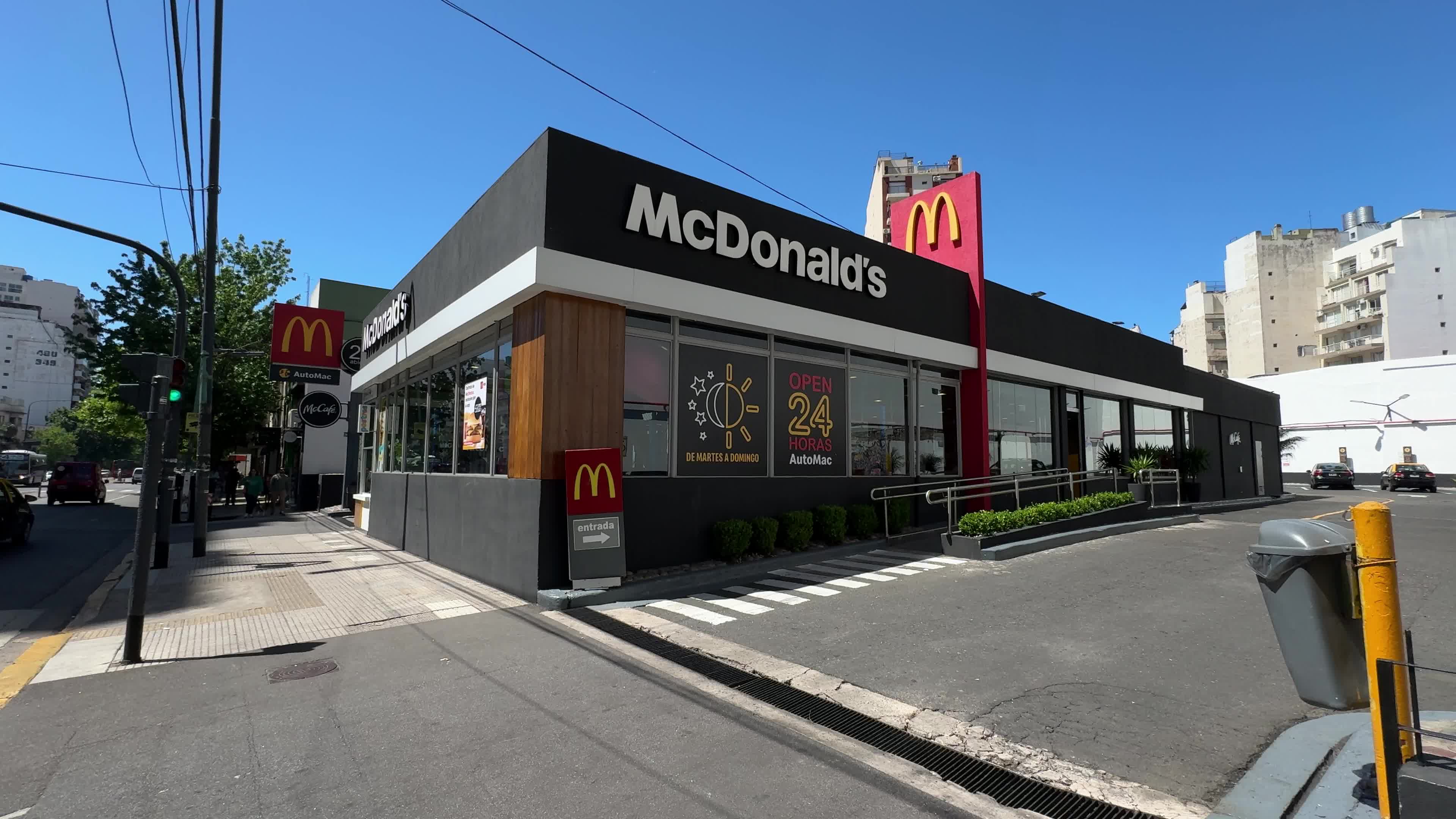 McDonald's building in Buenos Aires, Argentina on October 26, 2024