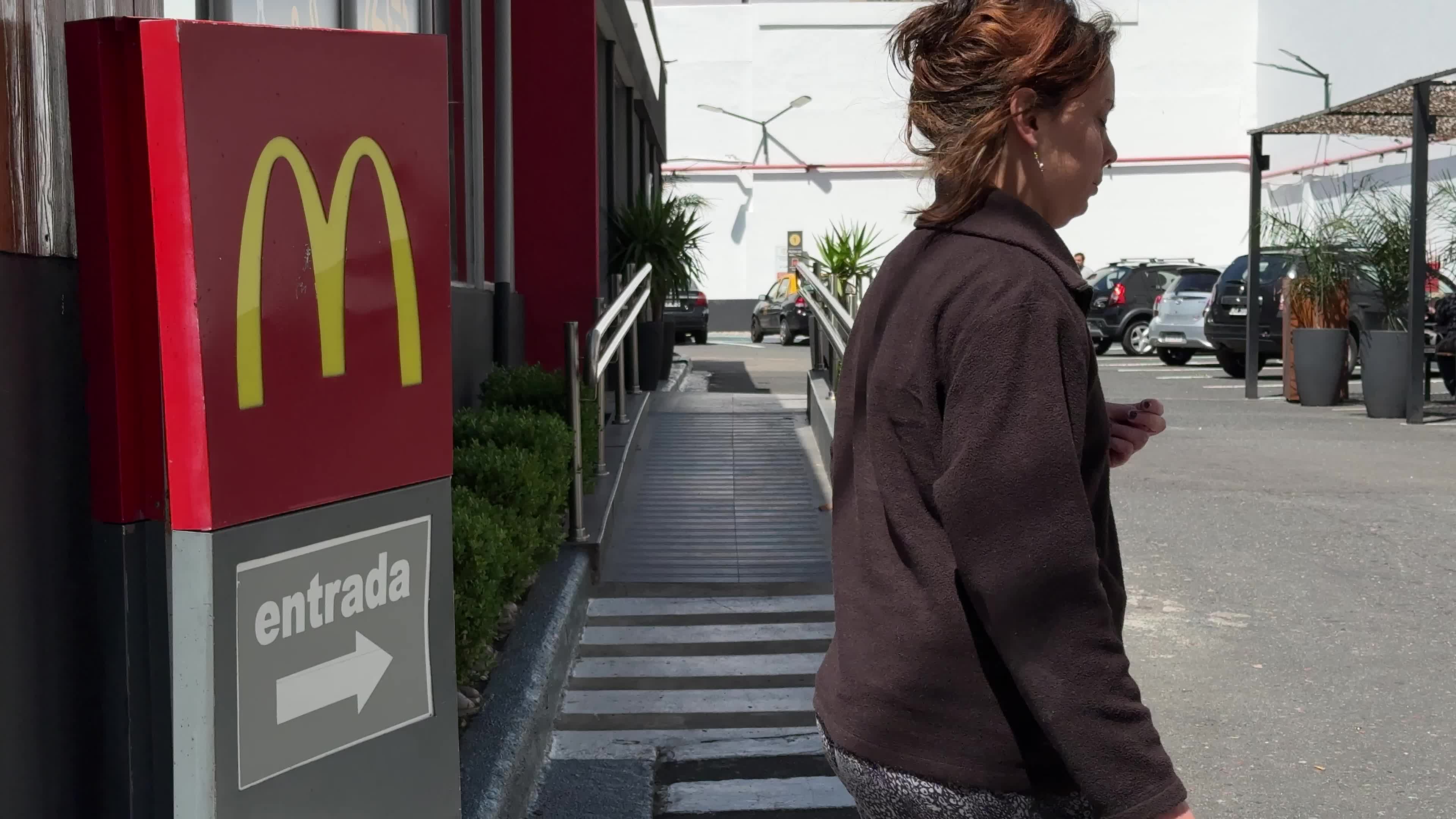 McDonald's building in Buenos Aires, Argentina on October 26, 2024