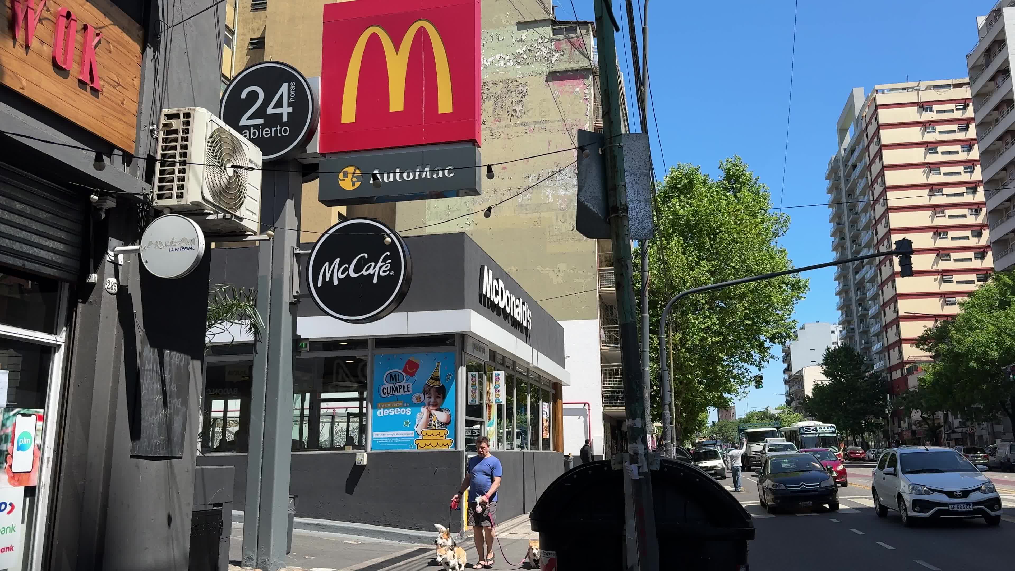 McDonald's building in Buenos Aires, Argentina on October 26, 2024