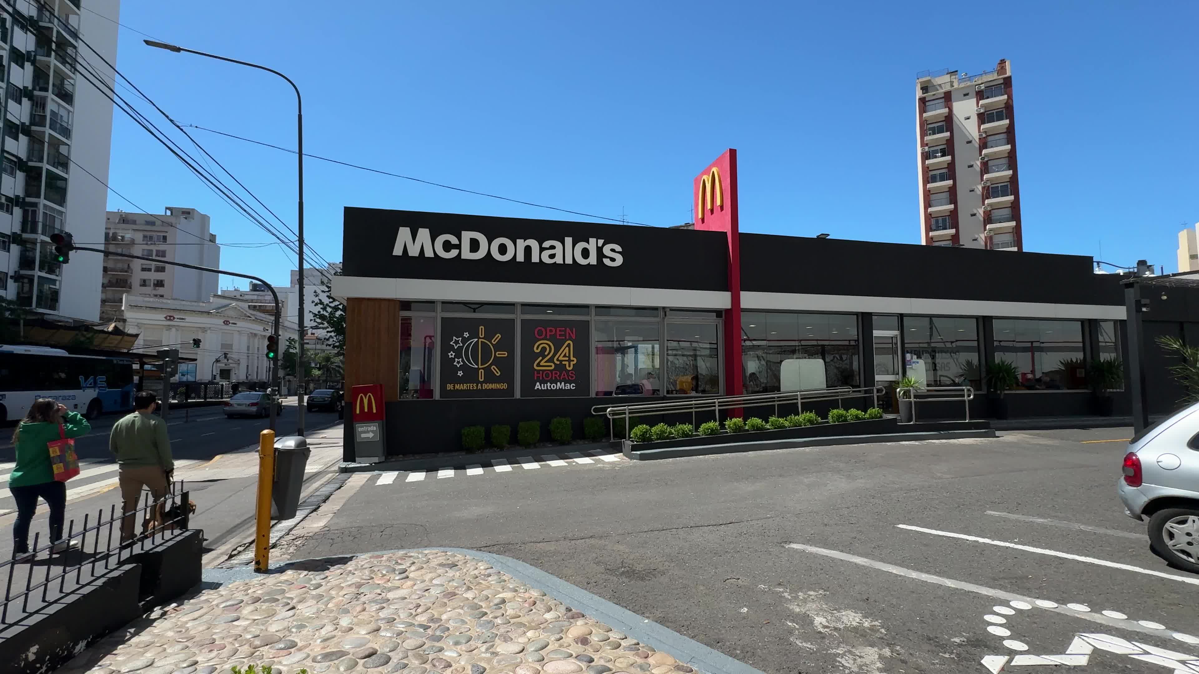 McDonald's building in Buenos Aires, Argentina on October 26, 2024