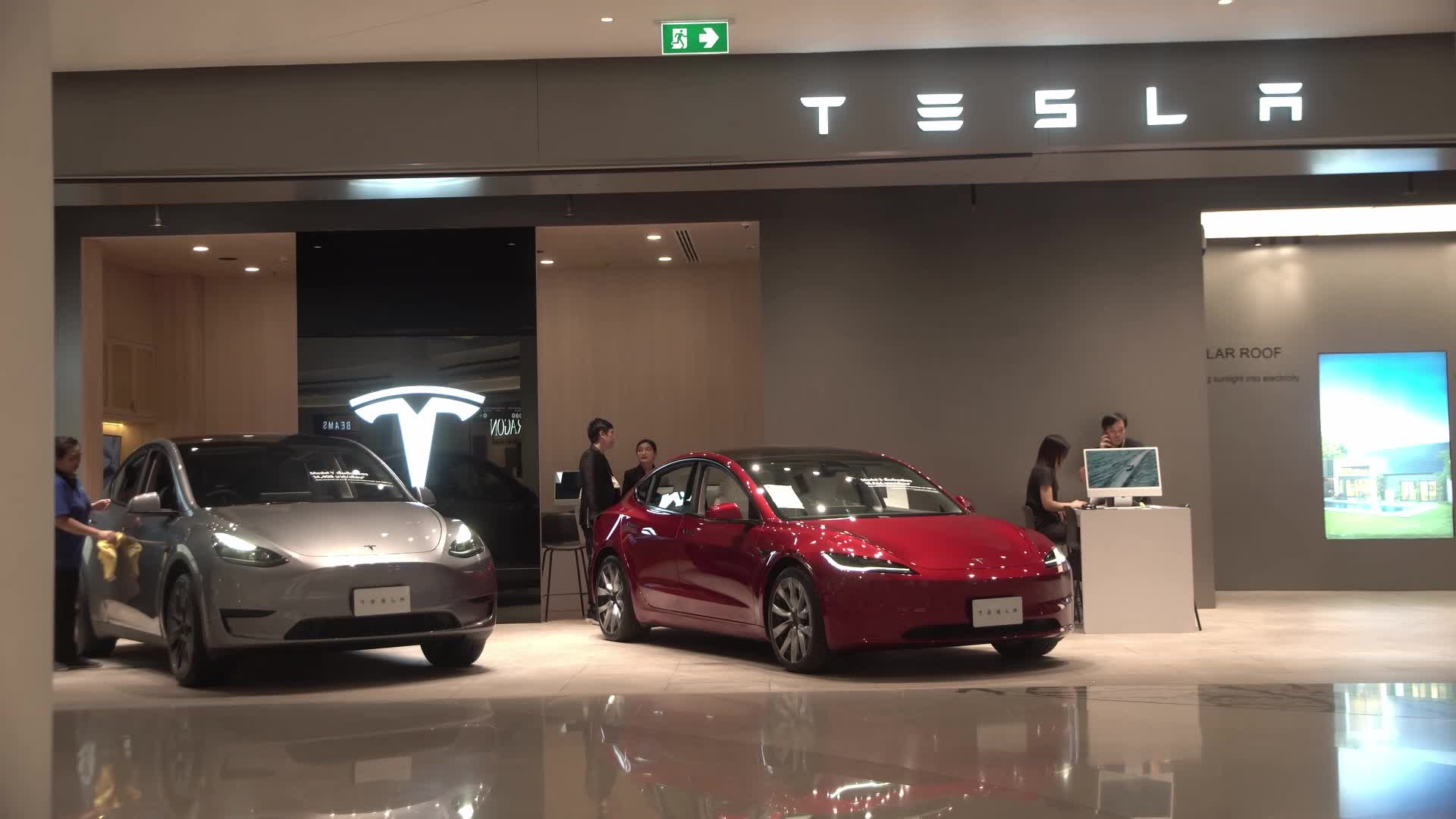 Tesla in Thailand.