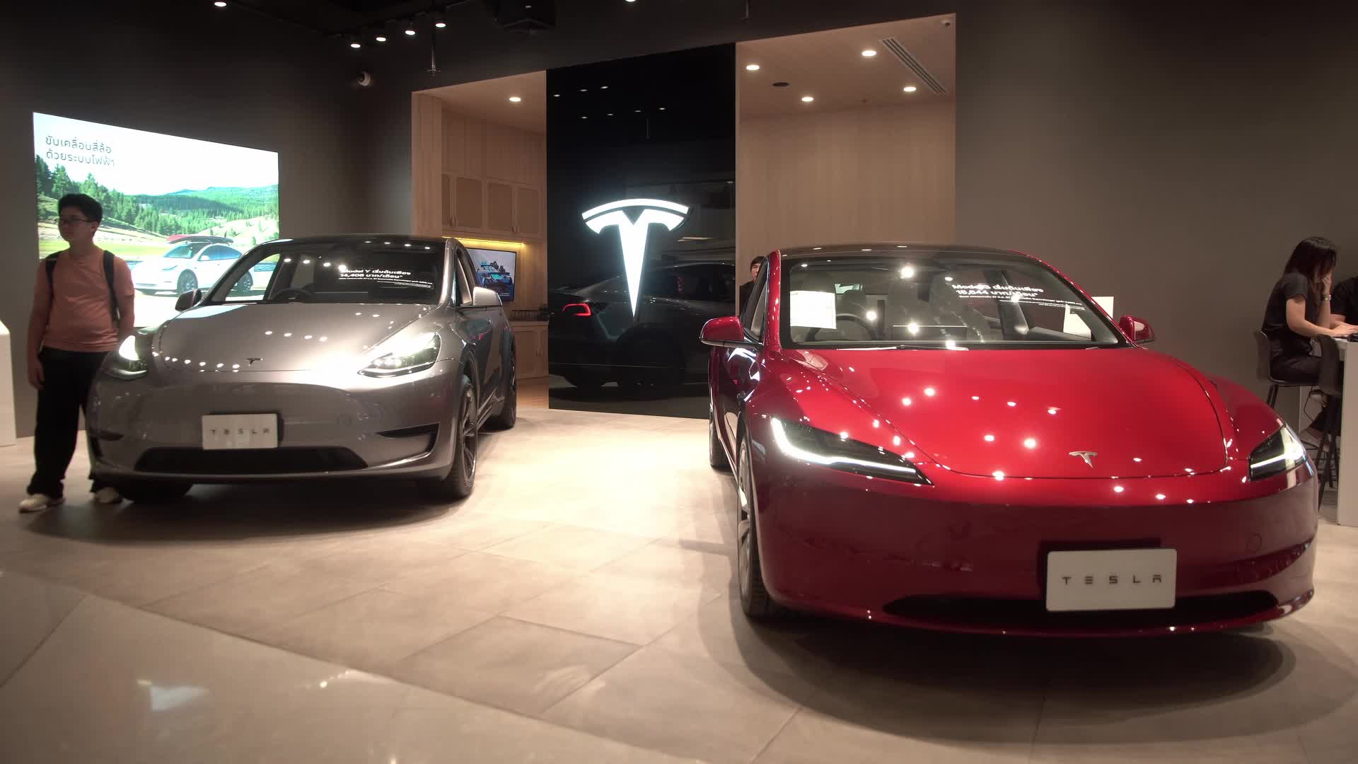 Tesla in Thailand.