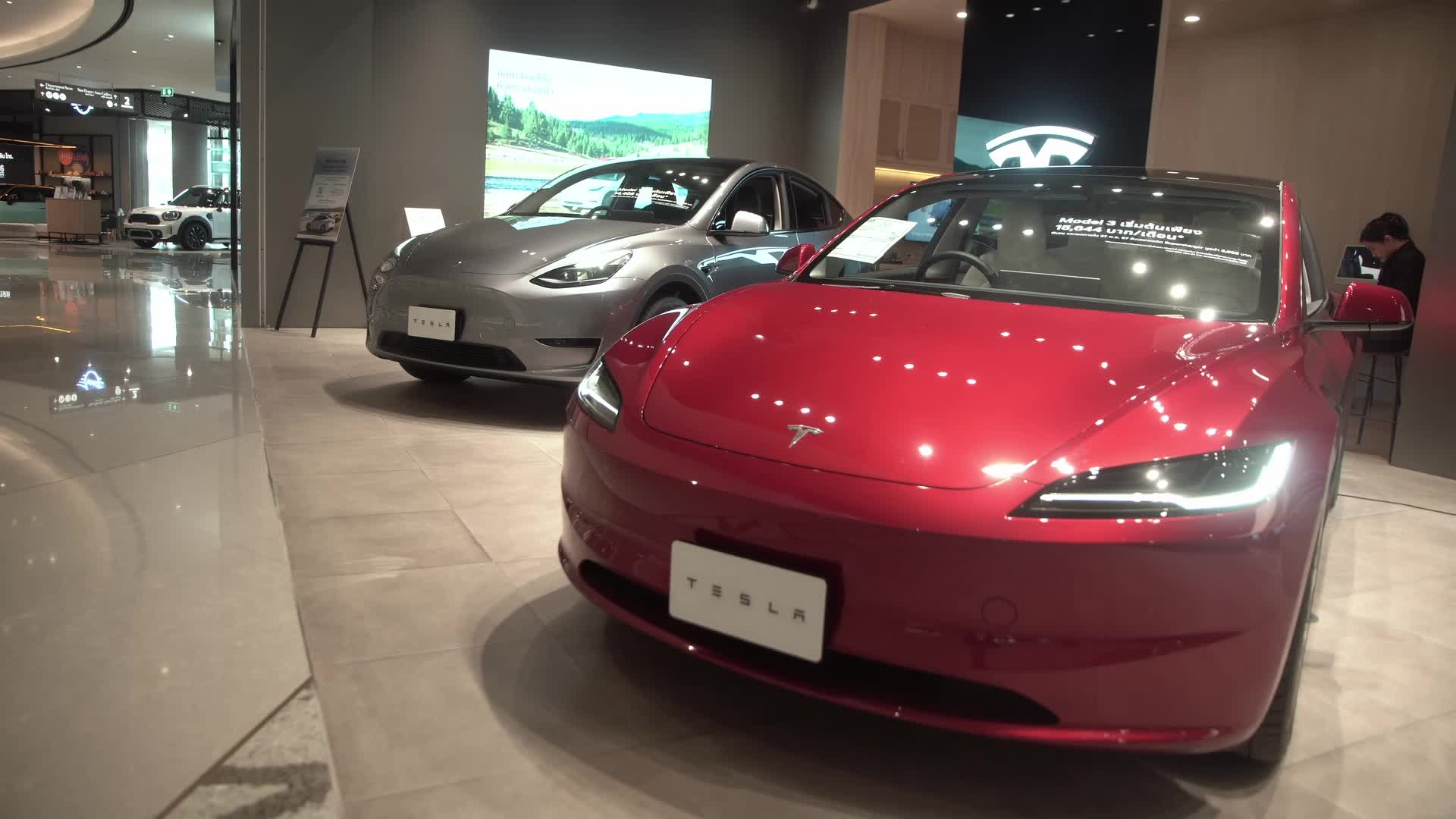 Tesla in Thailand.