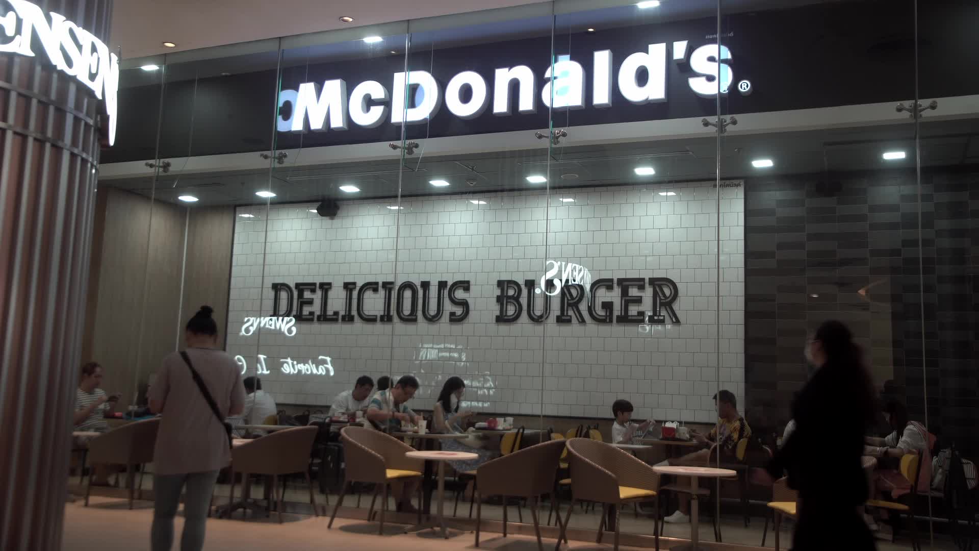 McDonald's restaurant in Thailand.
