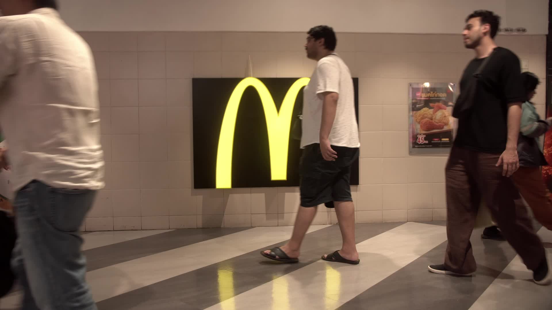 McDonald's restaurant in Thailand.
