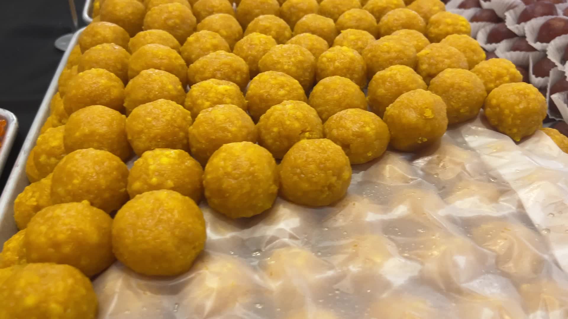 Traditional Indian sweets for the festival of Diwali