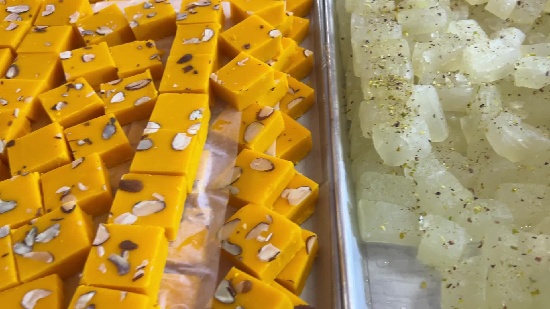 Traditional Indian sweets for the festival of Diwali