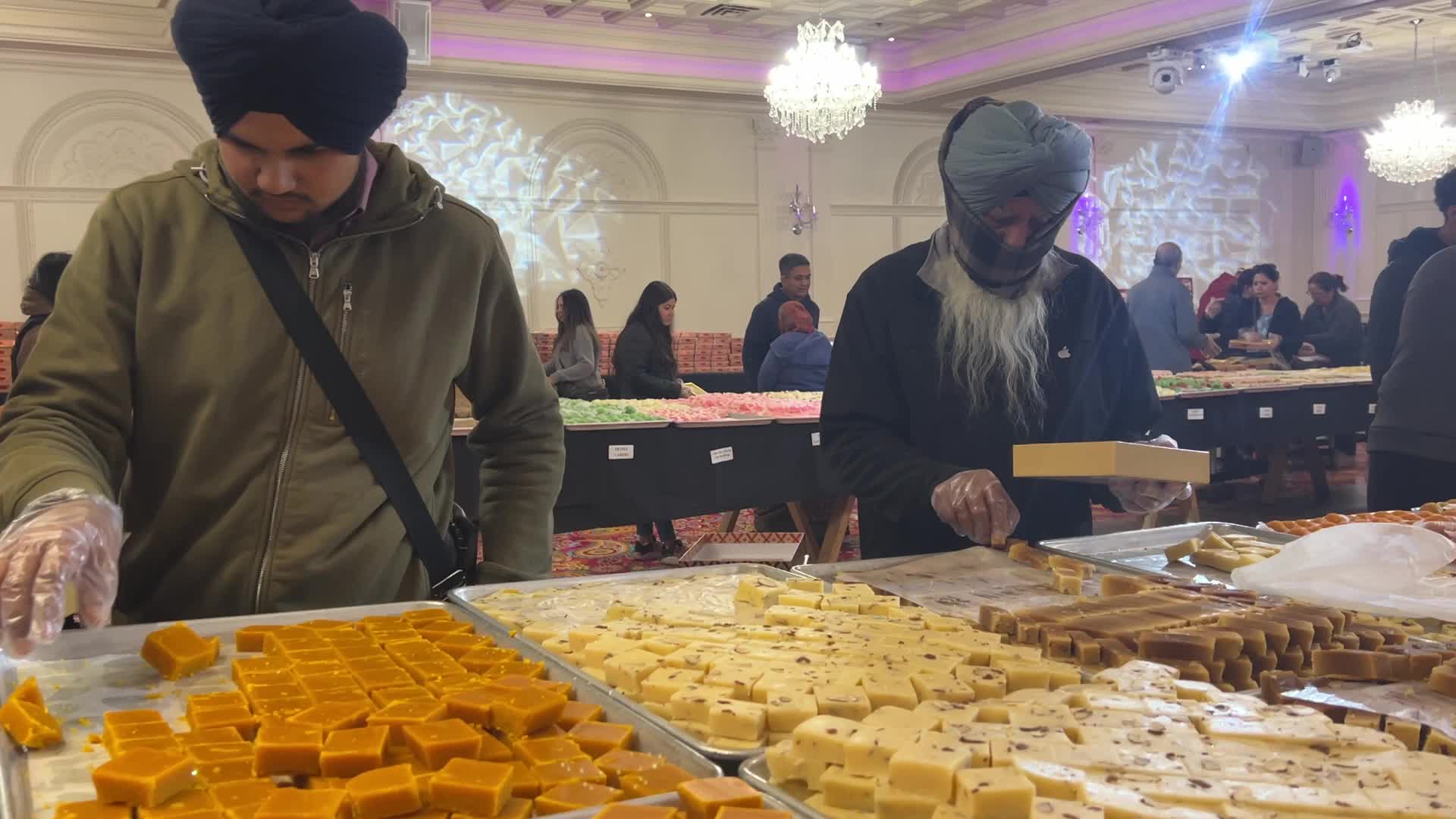 Traditional Indian sweets for the festival of Diwali